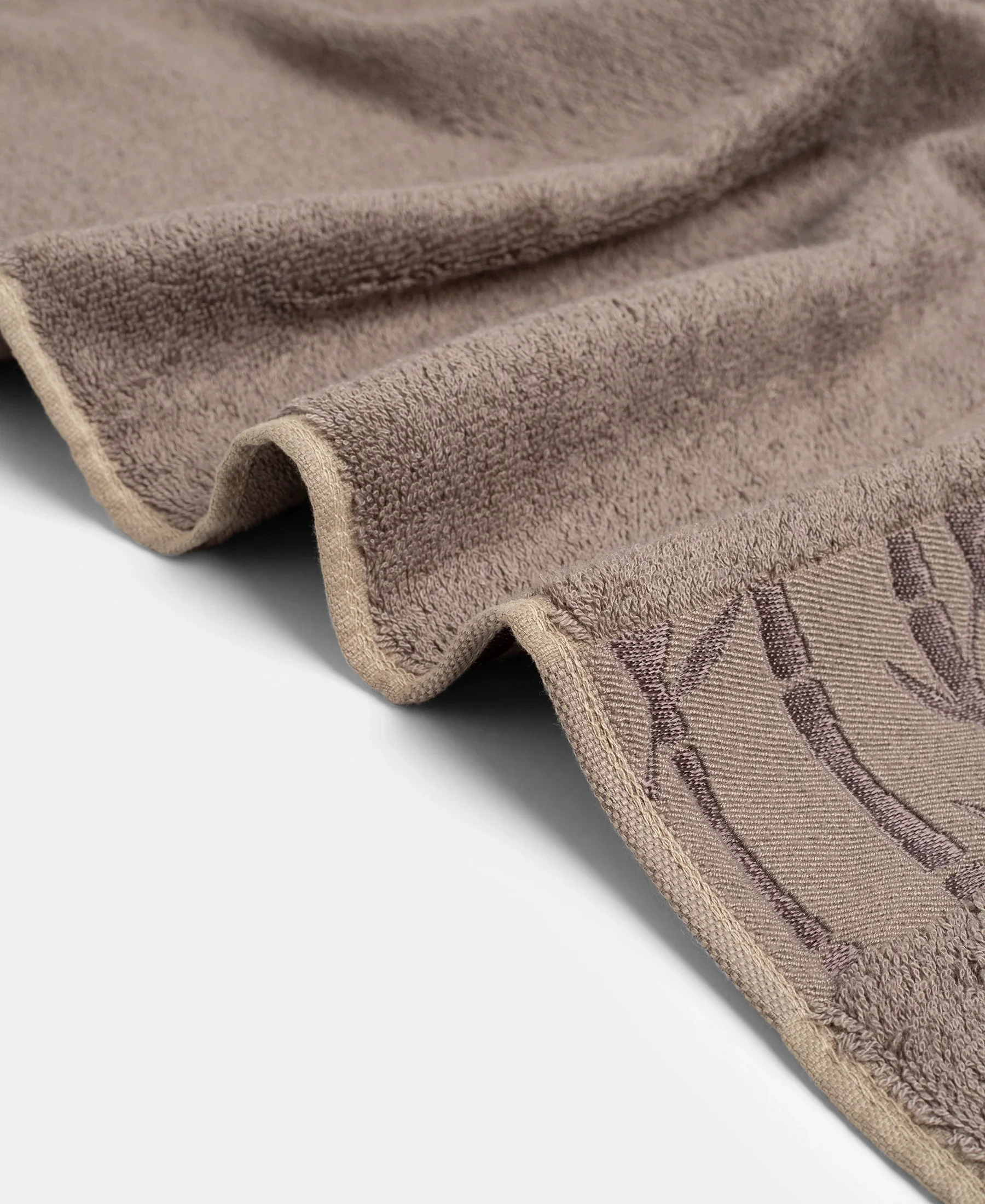 Bamboo Cotton Blend Terry Ultrasoft and Durable Bath Towel with Natural StayFresh Properties - Desert Taupe - Image 3
