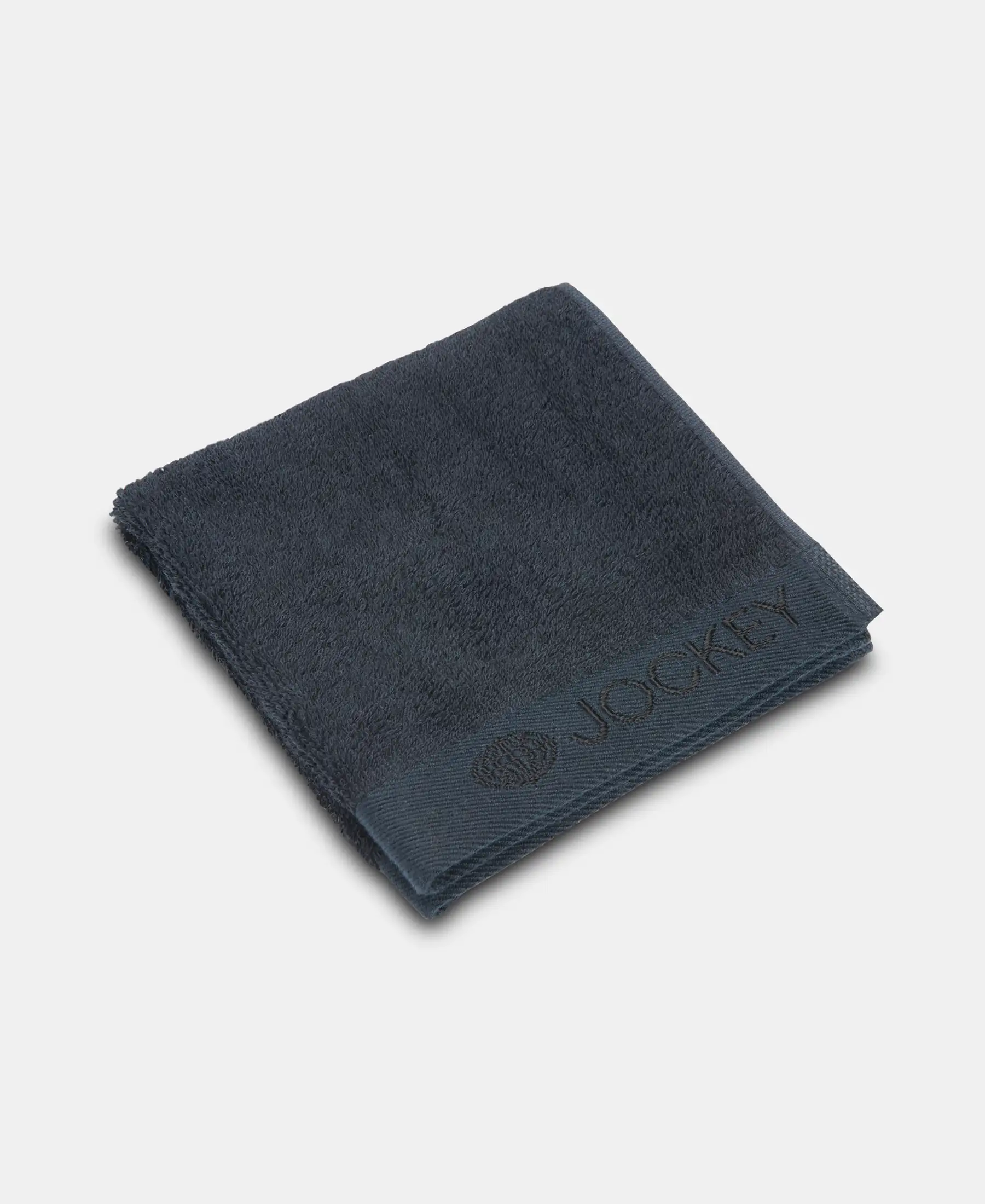Bamboo Cotton Blend Terry Ultrasoft and Durable Face Towel with Natural StayFresh Properties - Navy (Pack of 3) - Image 4
