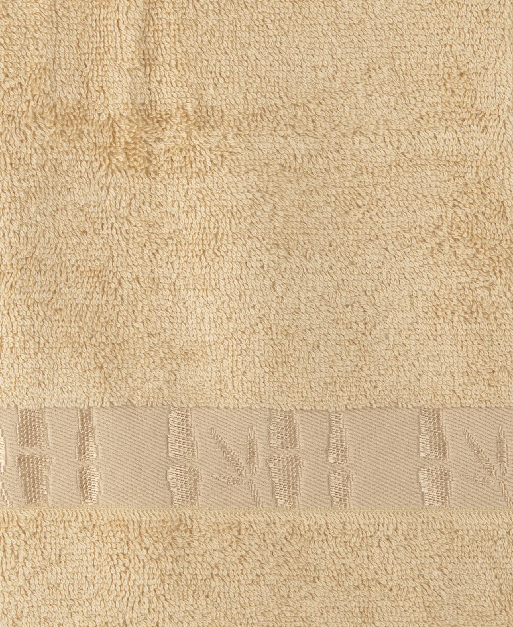 Bamboo Cotton Blend Terry Ultrasoft and Durable Hand Towel with Natural StayFresh Properties - Beige (Pack of 2) - Image 4
