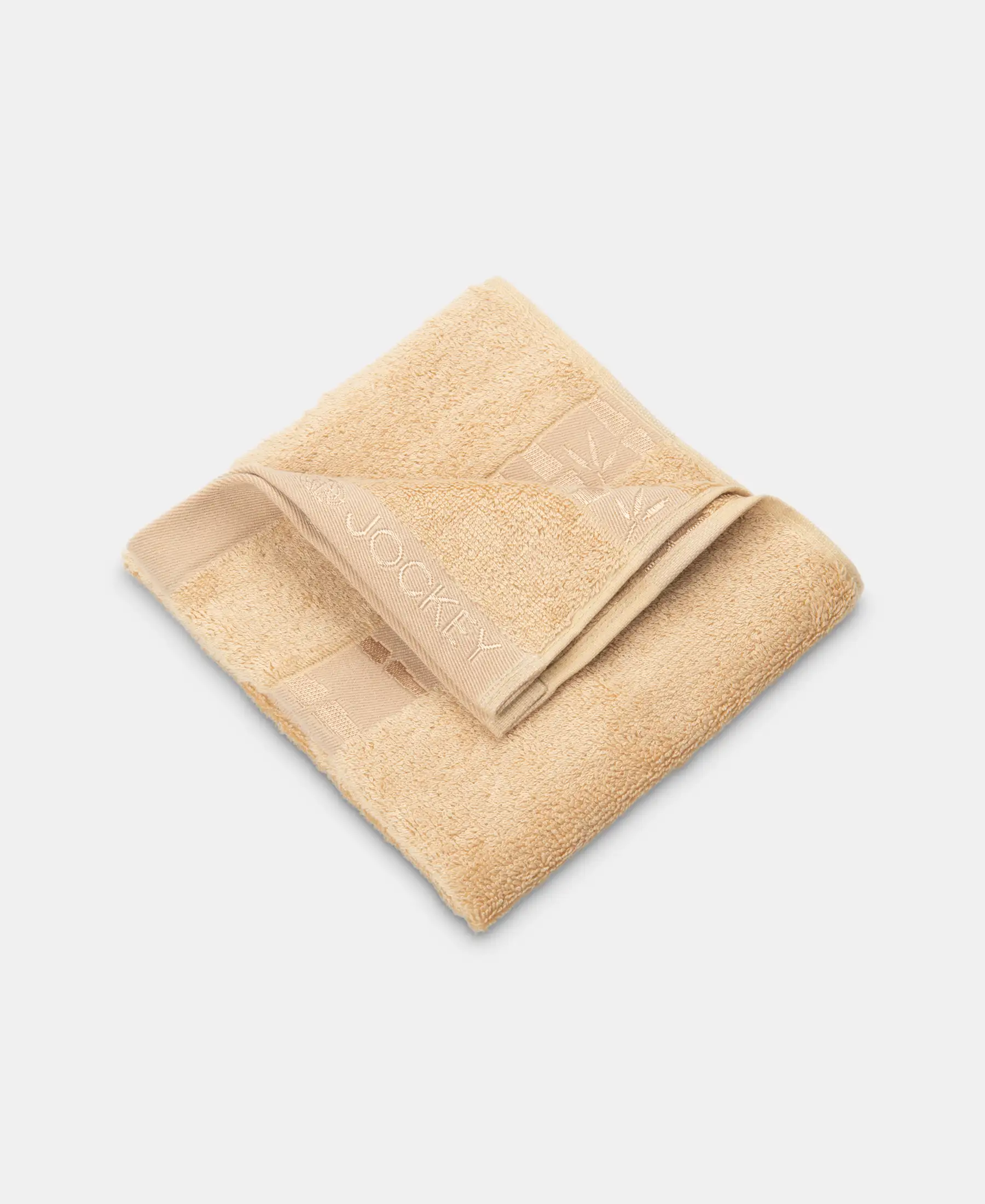 Bamboo Cotton Blend Terry Ultrasoft and Durable Hand Towel with Natural StayFresh Properties - Beige (Pack of 2) - Image 6