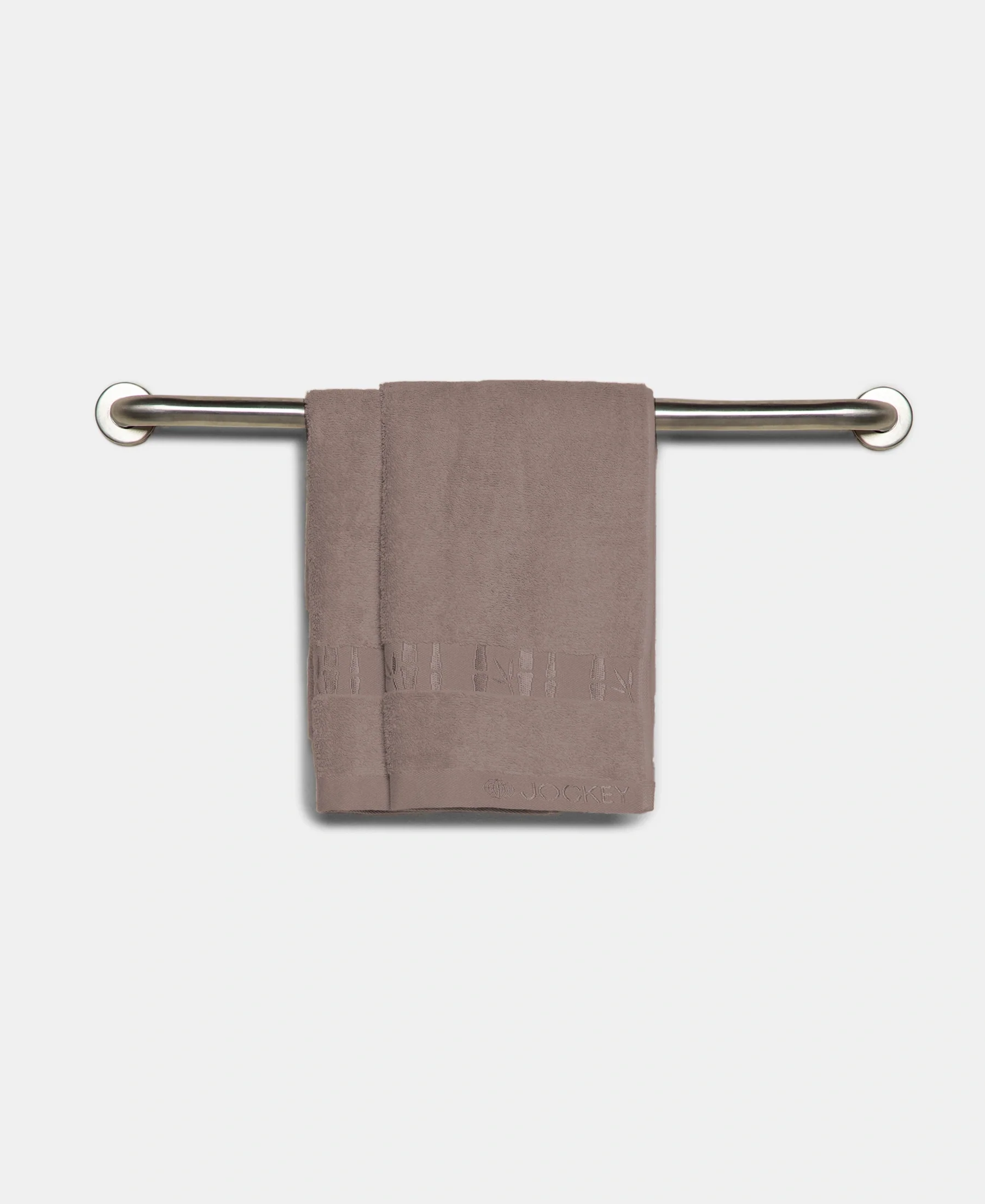 Bamboo Cotton Blend Terry Ultrasoft and Durable Hand Towel with Natural StayFresh Properties - Desert Taupe (Pack of 2) - Image 5
