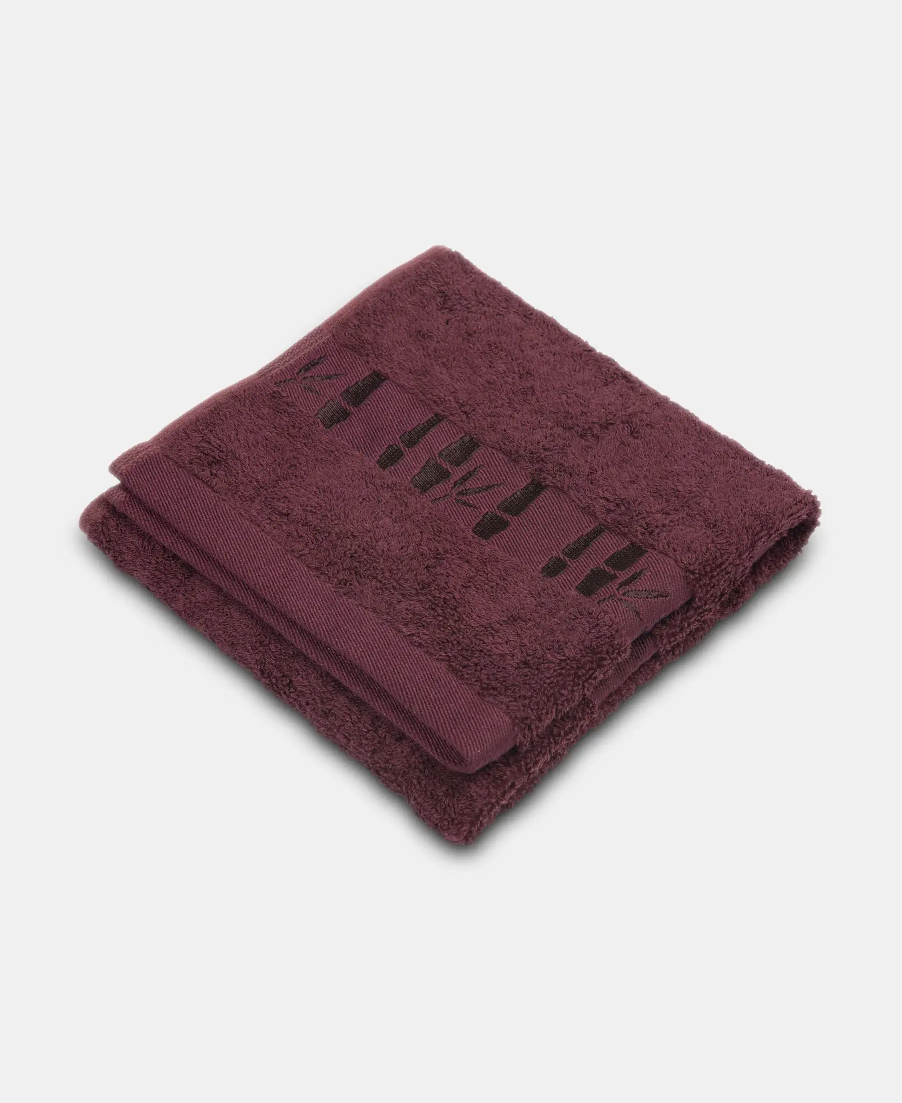 Bamboo Cotton Blend Terry Ultrasoft and Durable Hand Towel with Natural StayFresh Properties - Wine Tasting (Pack of 2) - Image 2