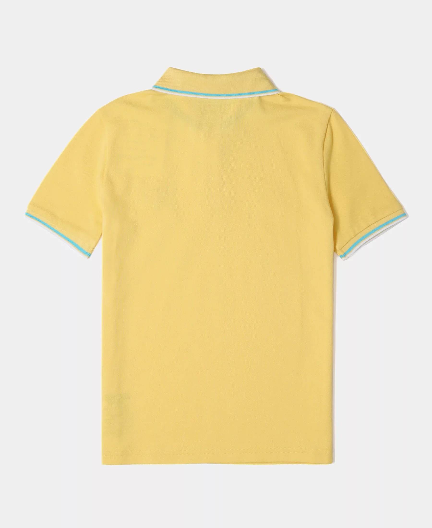 Boy's Super Combed Cotton Rich Graphic Printed Half Sleeve Polo T-Shirt - Beach Ball - Image 2