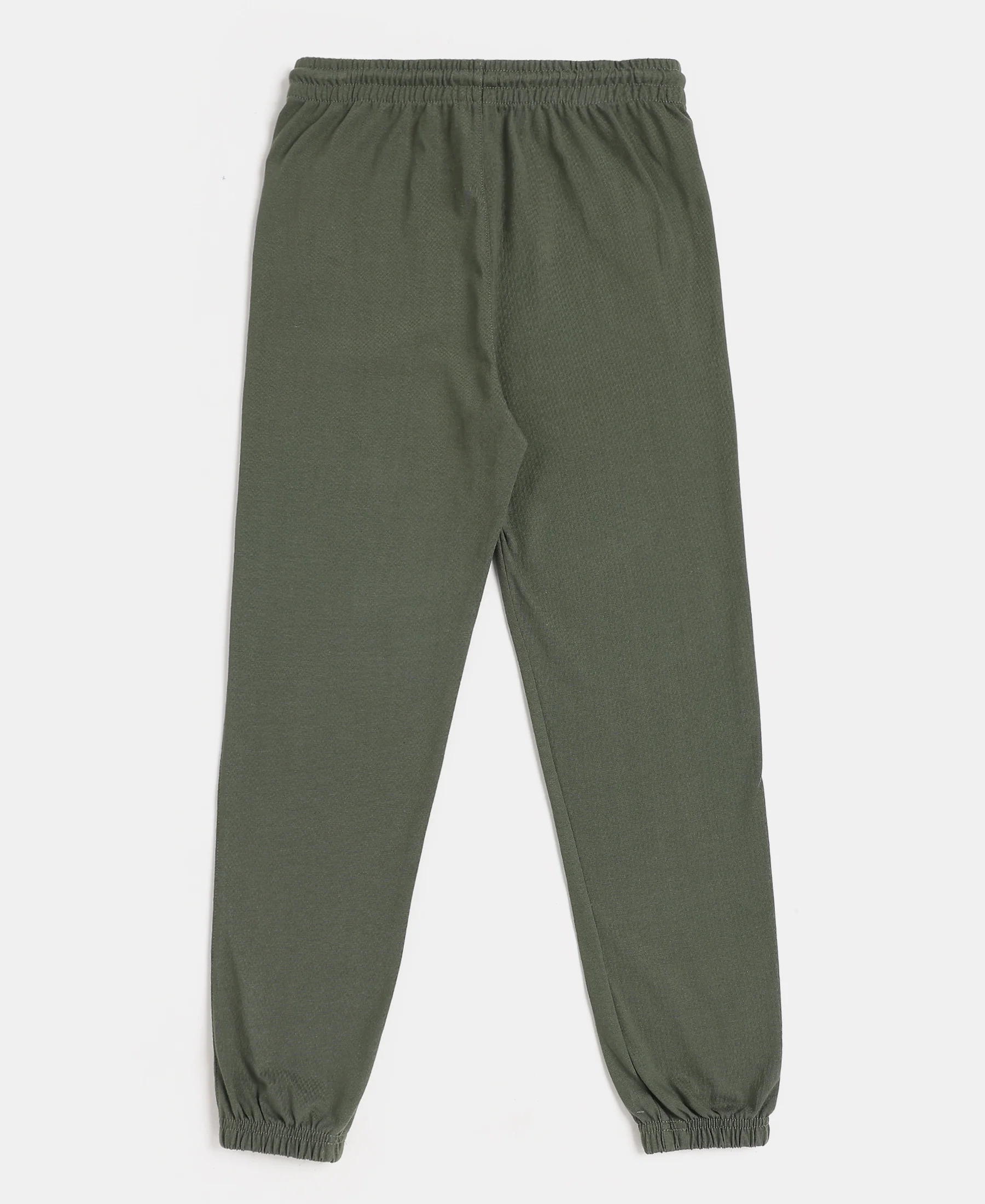 Boy's Super Combed Cotton Rich Graphic Printed Joggers with Elasticated Hem - Thyme - Image 2