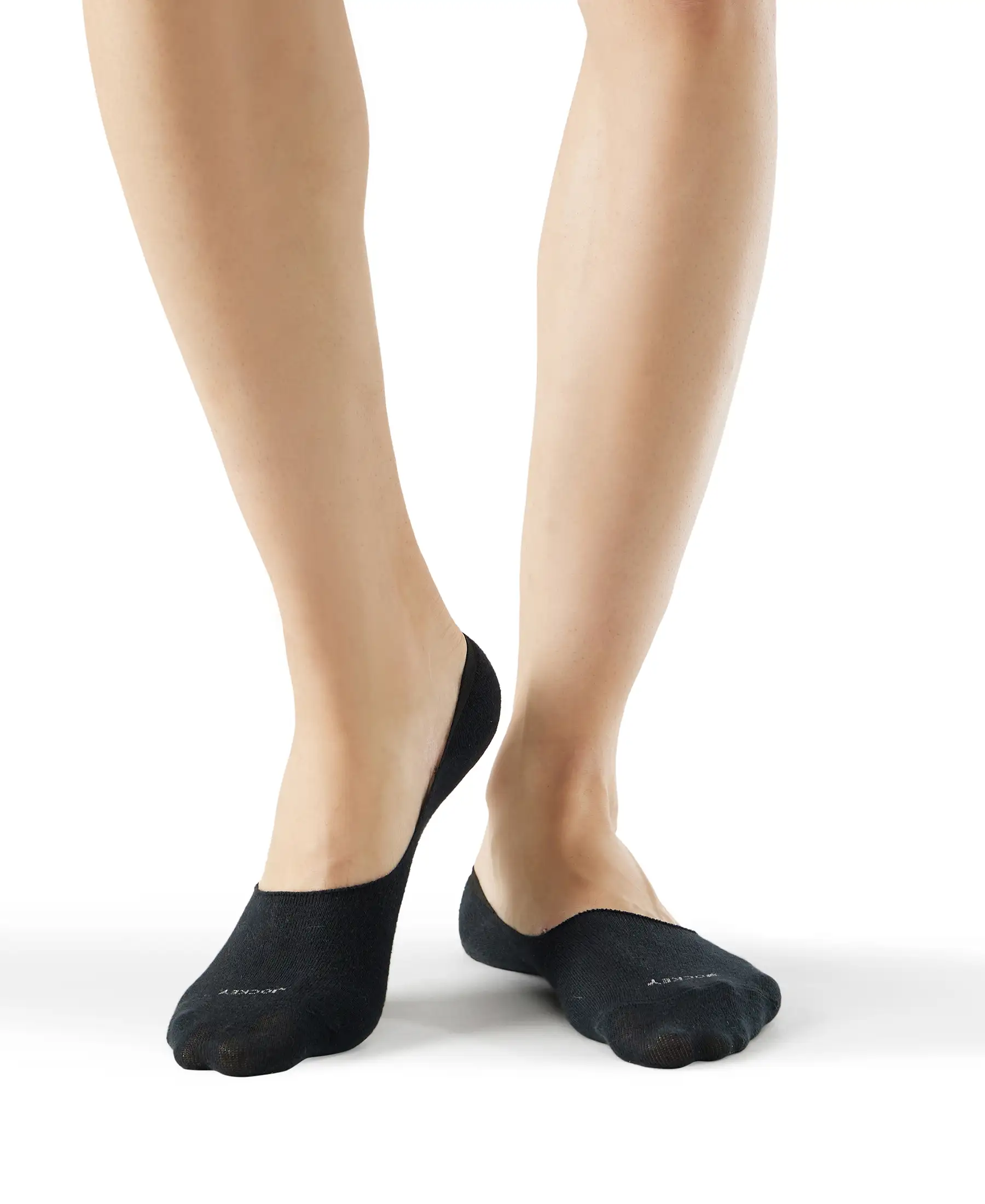 Compact Cotton Elastane Stretch No Show Socks With StayFresh Treatment - Black, Grey & Navy (Pack of 3) - Image 9