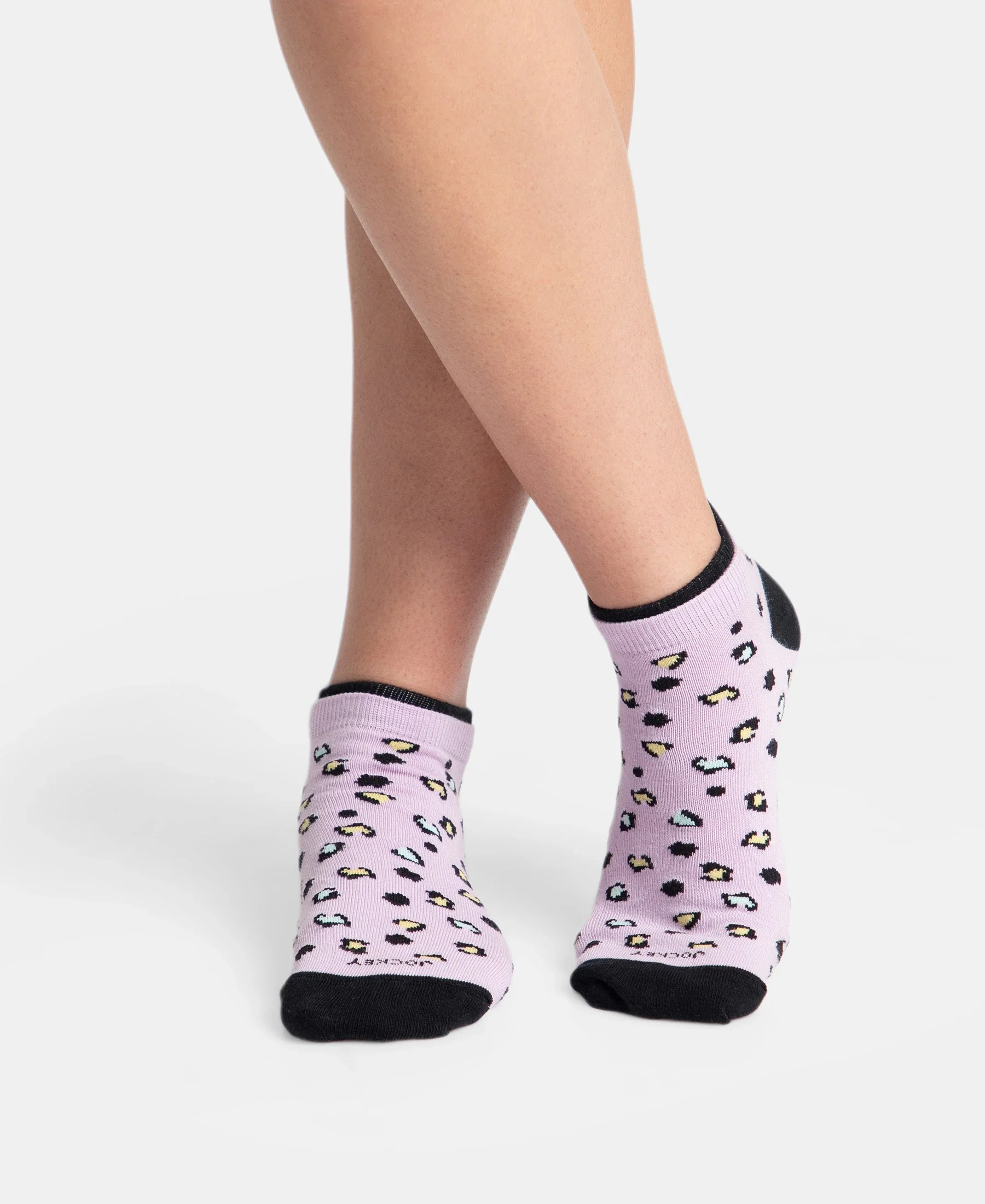 Compact Cotton Stretch Low Show Socks with StayFresh Treatment - Orchid Bloom - Peach Melba (Pack of 2) - Image 3