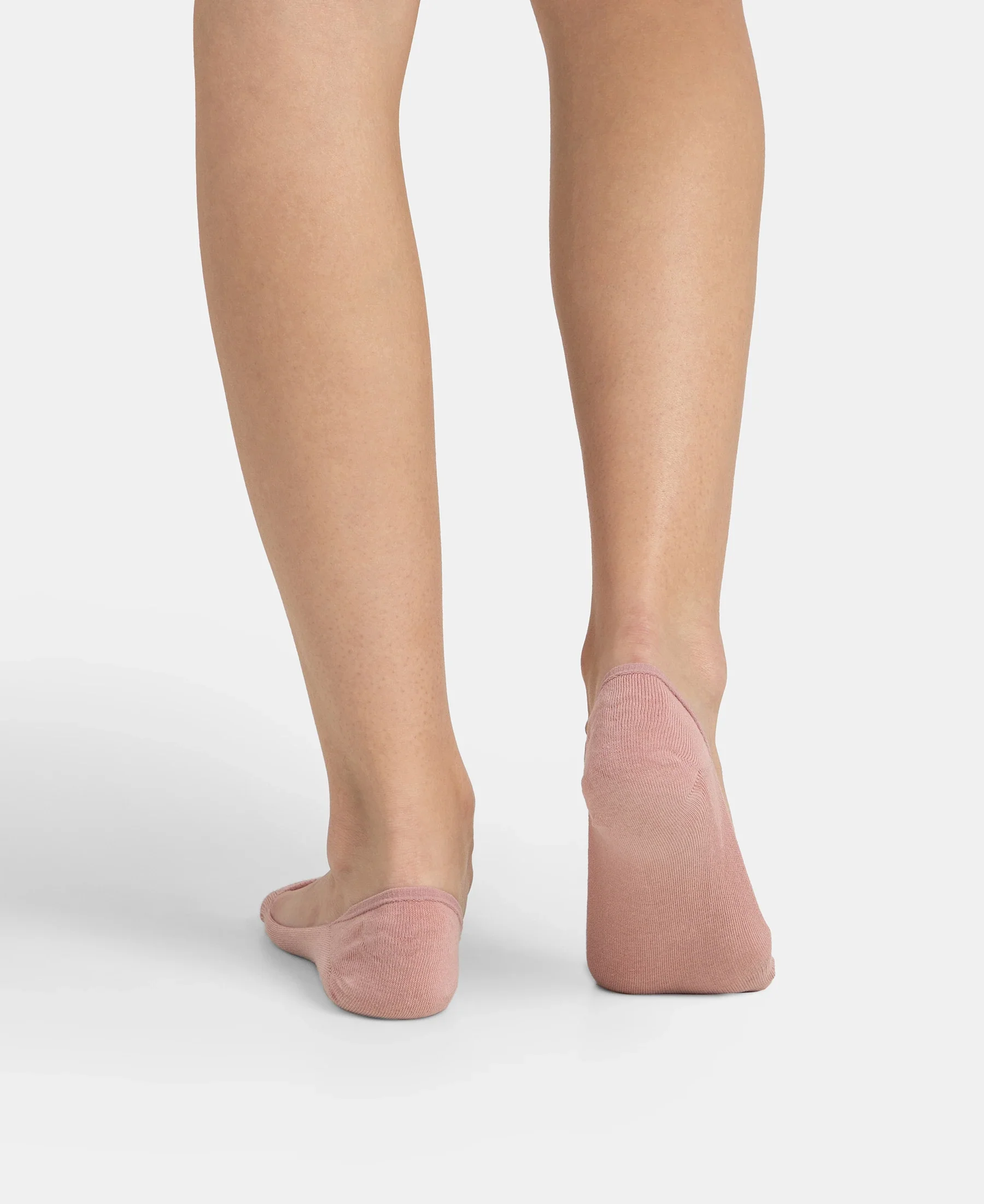 Compact Cotton Stretch No Show Socks With Stay Fresh Treatment - Pale Mauve - Image 4