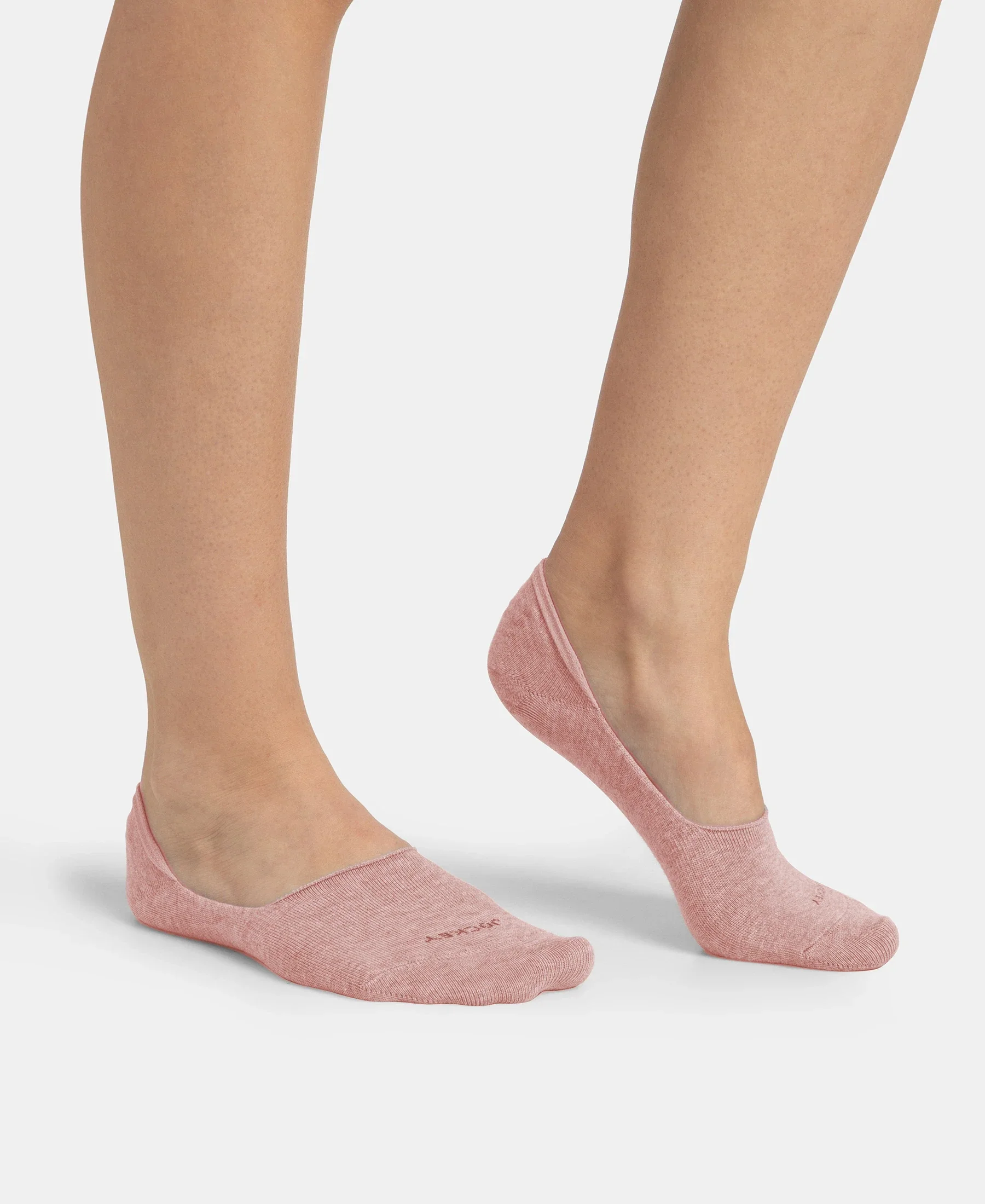 Compact Cotton Stretch No Show Socks with StayFresh Treatment - Pale Mauve - Image 3