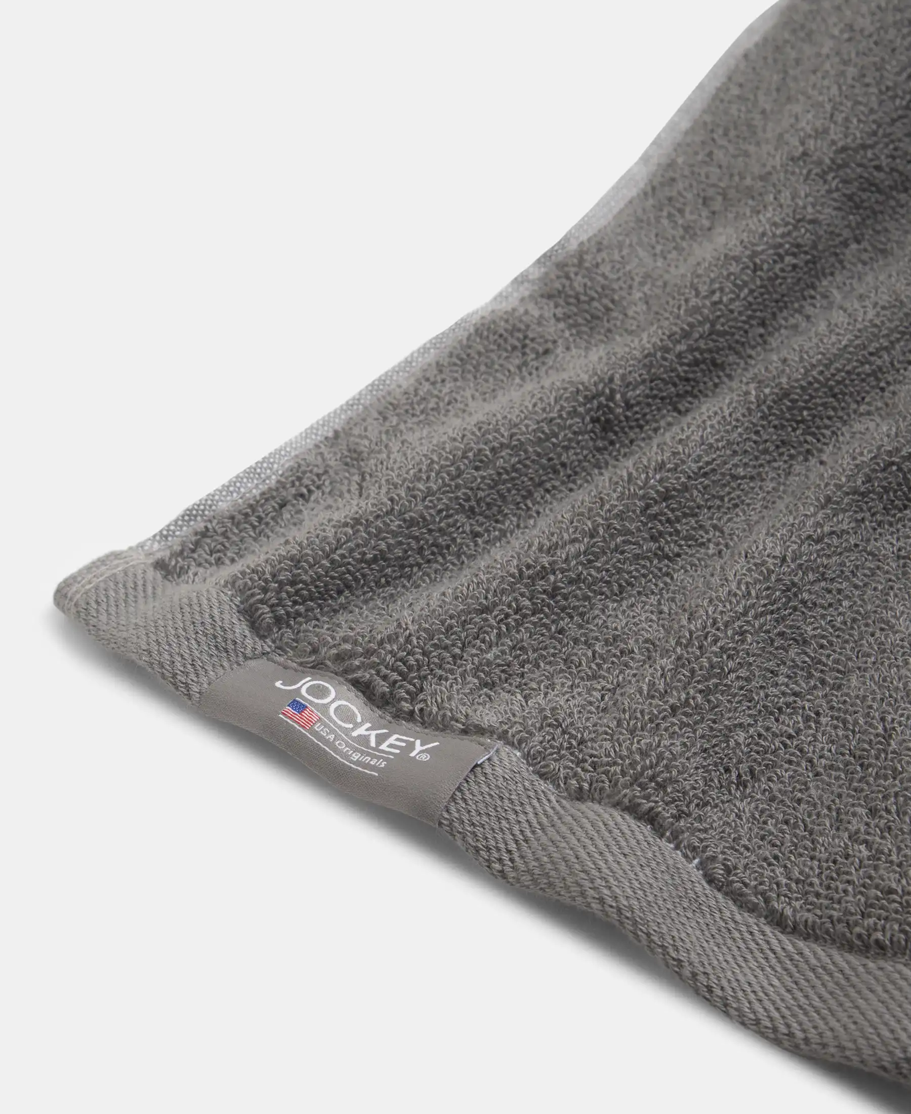 Cotton Rich Terry Ultrasoft and Durable Printed Hand Towel - Grey (Pack of 2) - Image 4