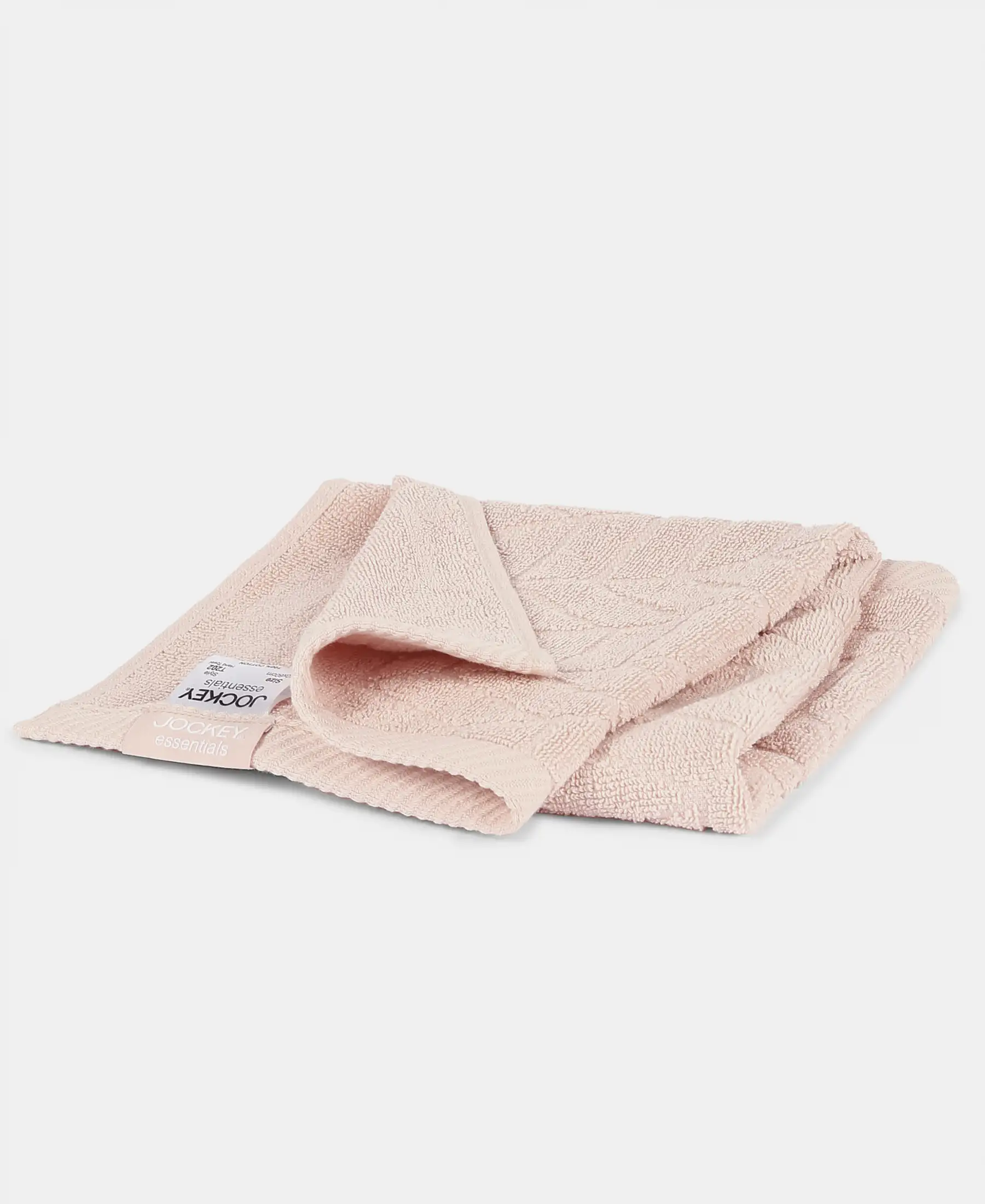 Cotton Terry Ultrasoft and Durable Patterned Hand Towel - Skin (Pack of 2) - Image 4
