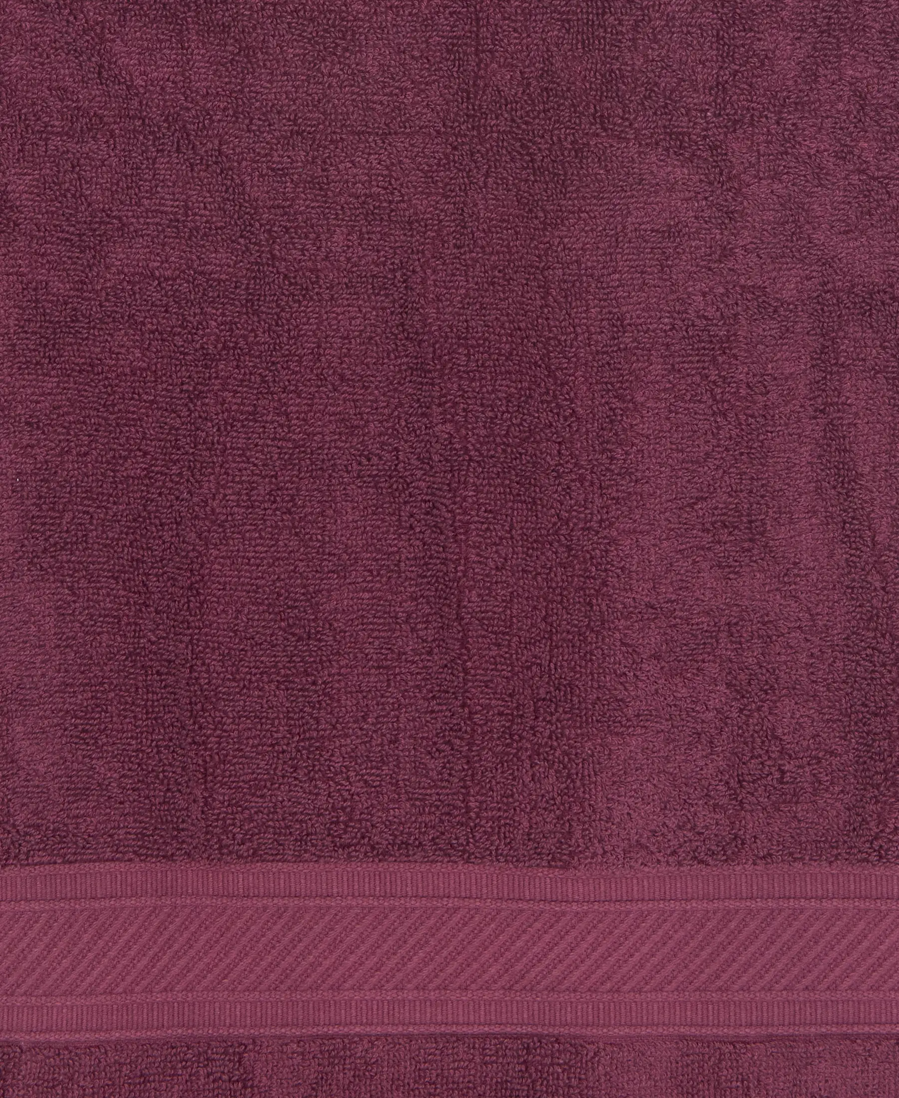 Cotton Terry Ultrasoft and Durable Solid Bath Towel - Burgundy - Image 4