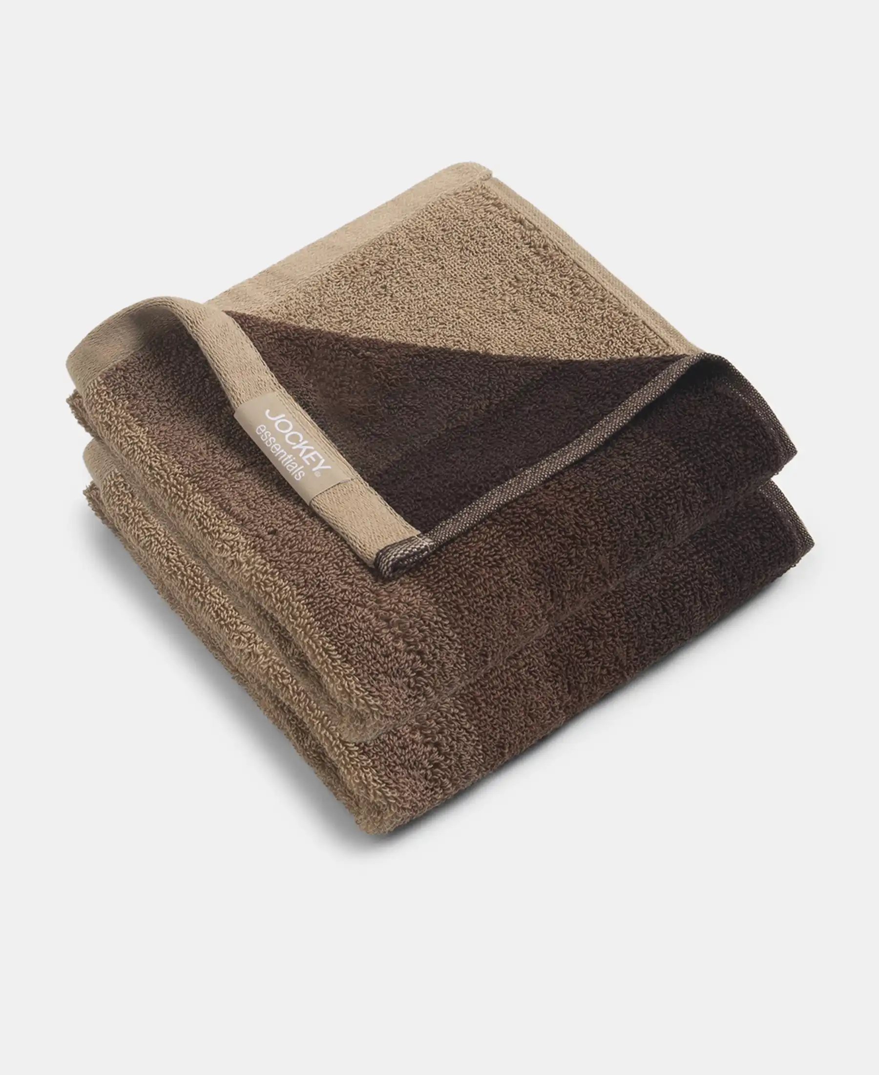 Cotton Terry Ultrasoft and Durable Striped Hand Towel - Nomad (Pack of 2)
