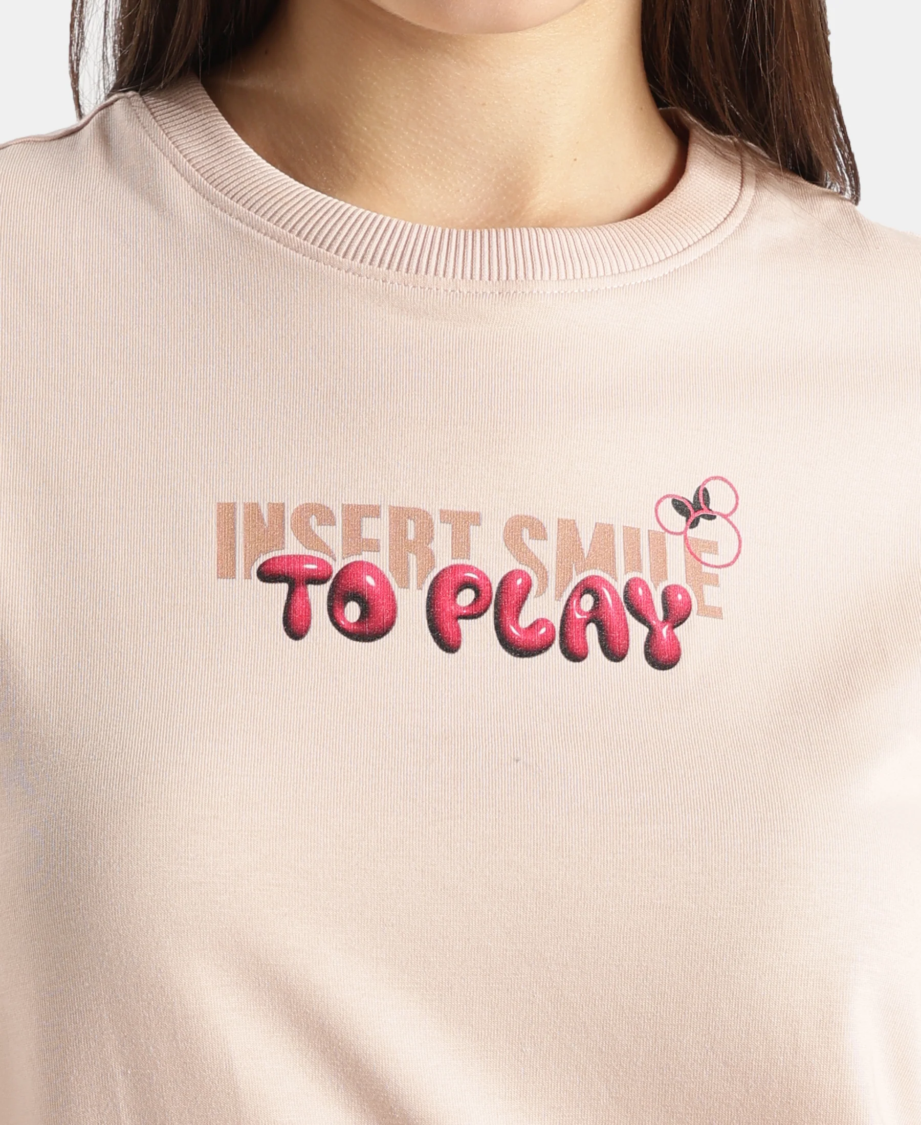 Disney Minnie Mouse Super Combed Cotton Rich Oversized Fit Printed T-Shirt - Cameo Rose - Image 7