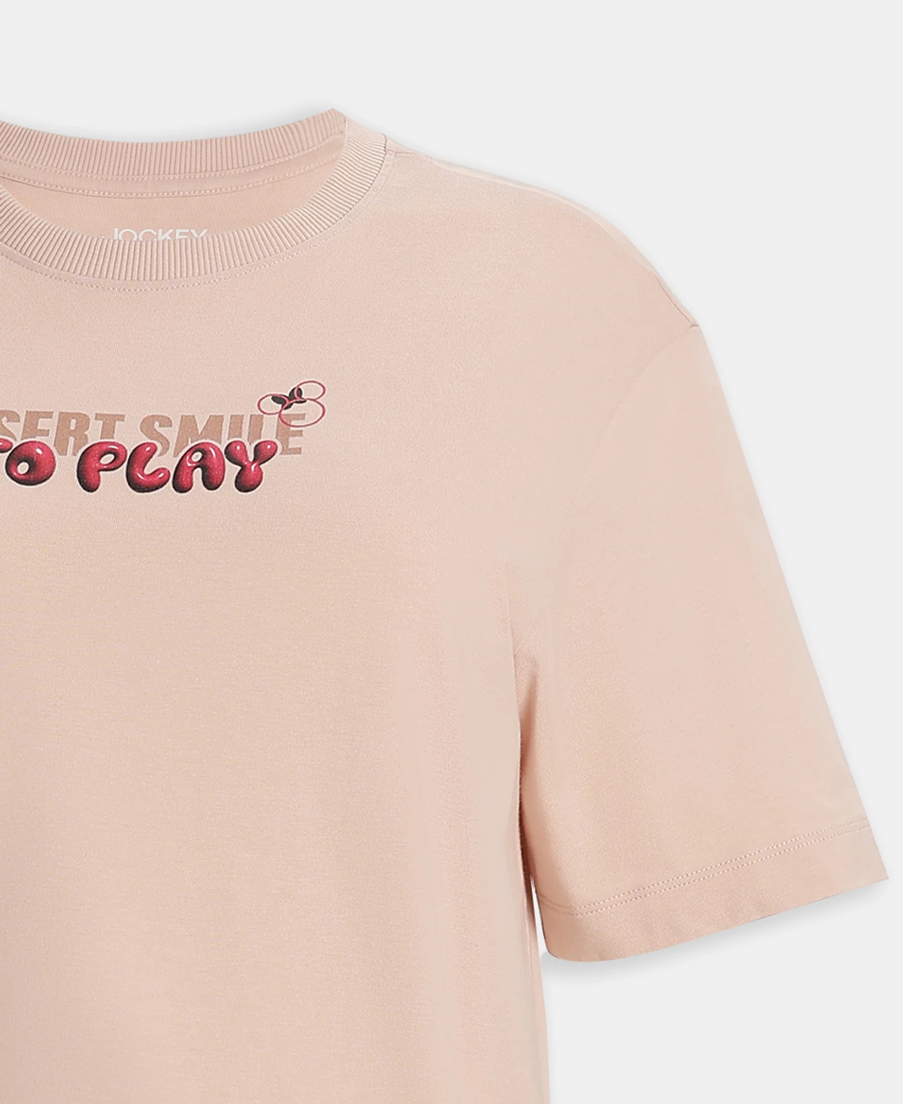 Disney Minnie Mouse Super Combed Cotton Rich Oversized Fit Printed T-Shirt - Cameo Rose - Image 8