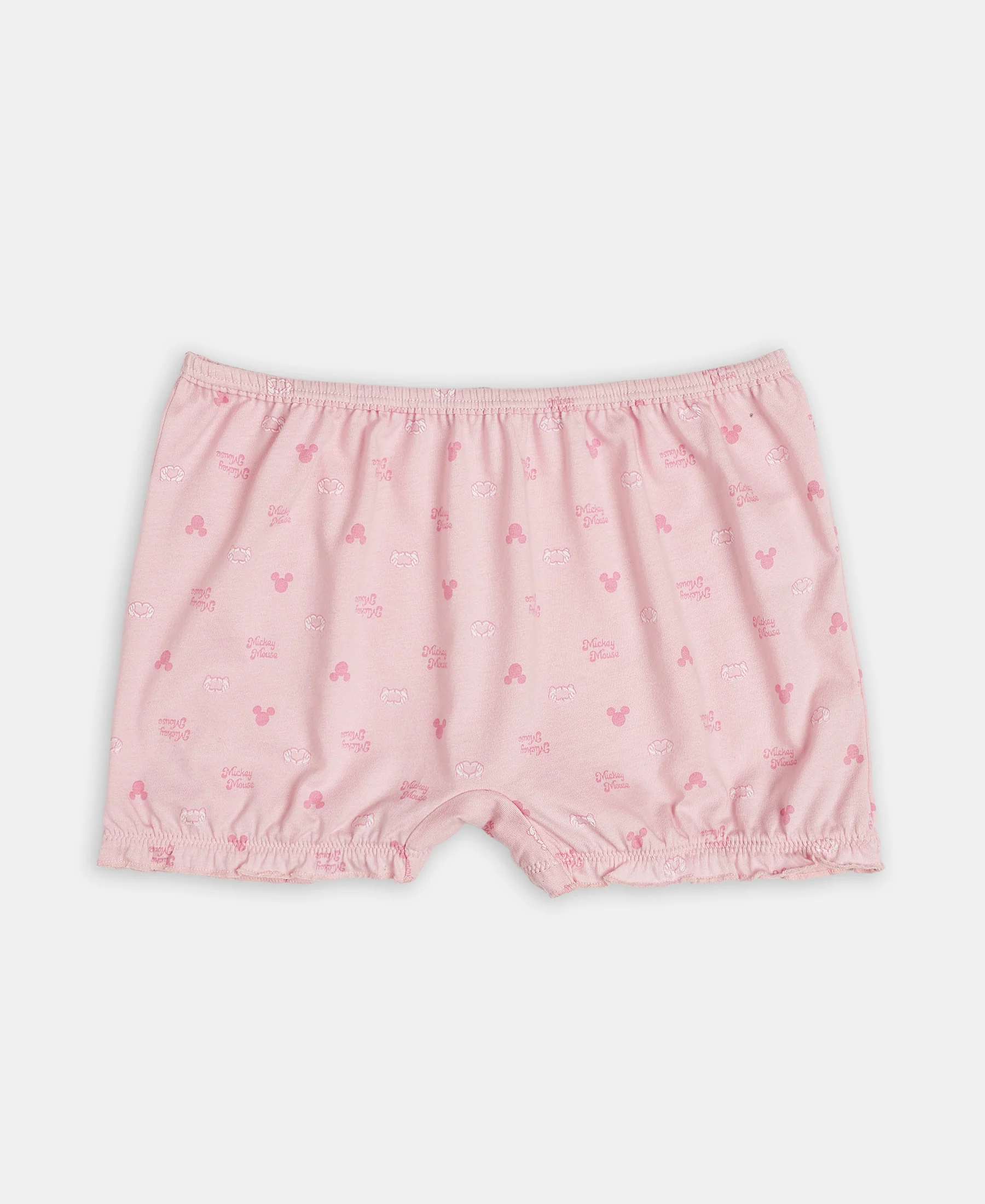 Disney Mickey Mouse Super Combed Cotton Printed Bloomers with Concealed Waistband - Lemon Meringue, Skyway & Fairy Tale (Pack of 3) - Image 7