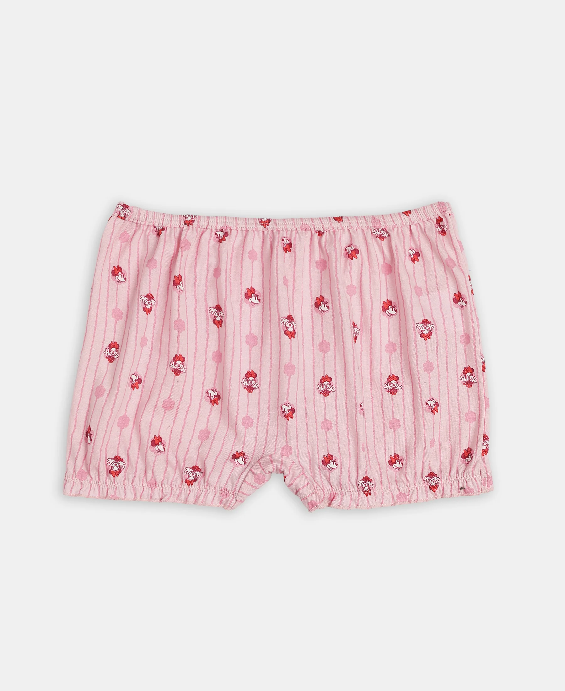 Disney Minnie Mouse Super Combed Cotton Printed Bloomers with Concealed Waistband - Mellow Rose, Skyway & Fairy Tale (Pack of 3) - Image 7