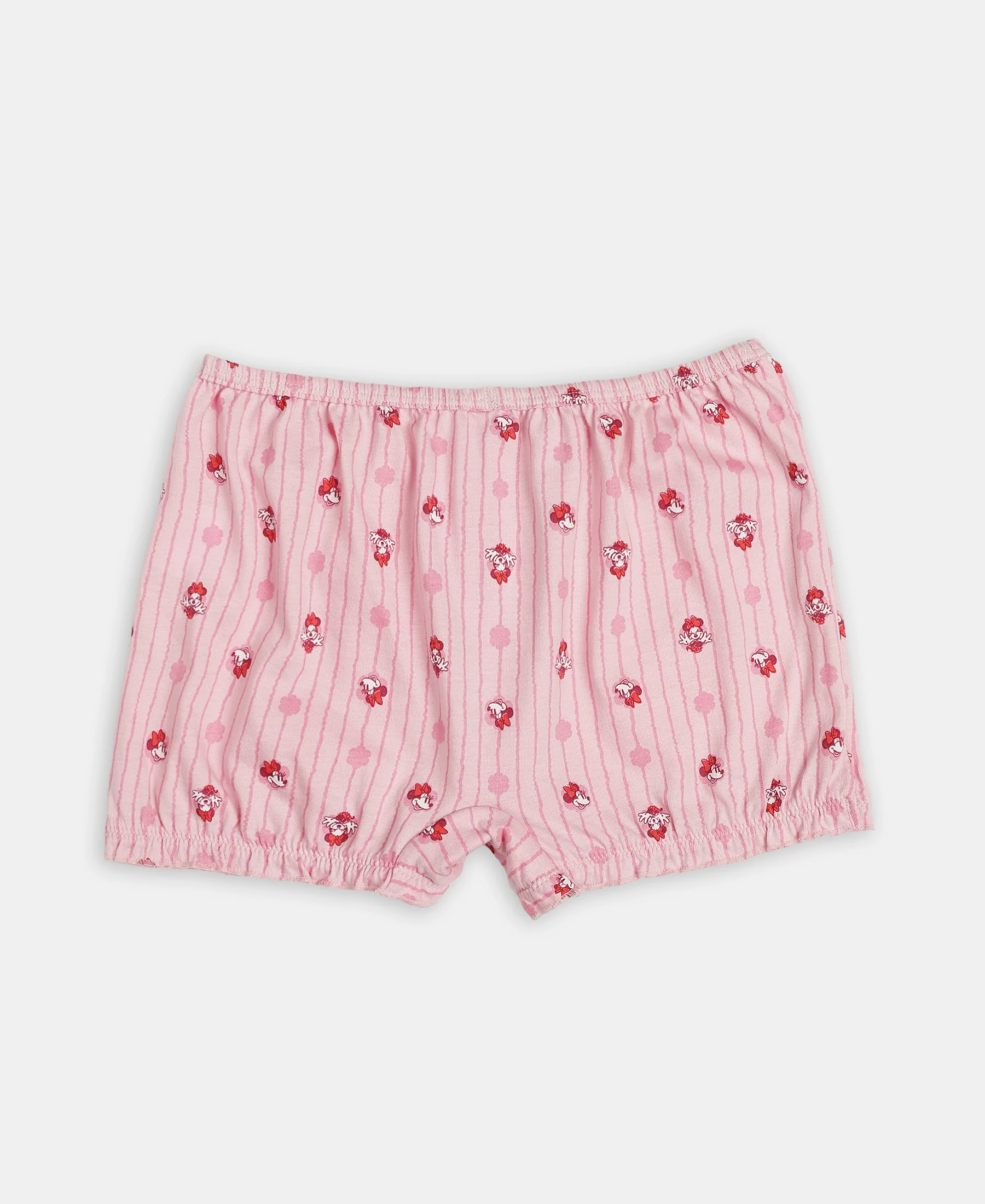 Disney Minnie Mouse Super Combed Cotton Printed Bloomers with Concealed Waistband - Mellow Rose, Skyway & Fairy Tale (Pack of 3) - Image 8