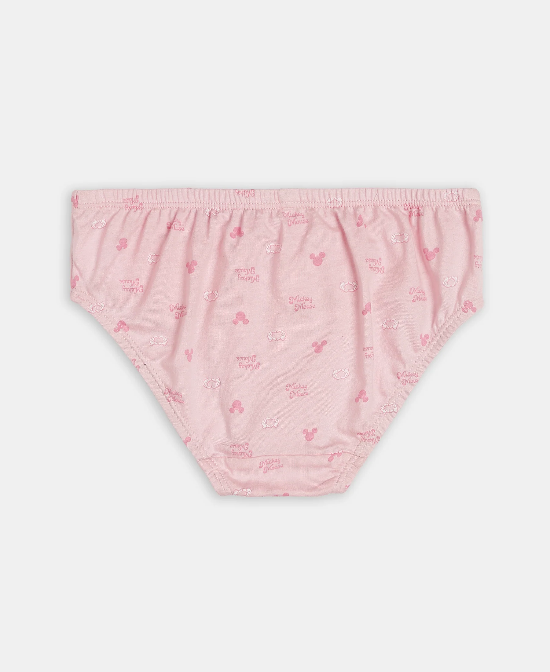 Disney Mickey Mouse Super Combed Cotton Printed Panty with Concealed Waistband - Lemon Meringue, Skyway & Fairy Tale (Pack of 3) - Image 3