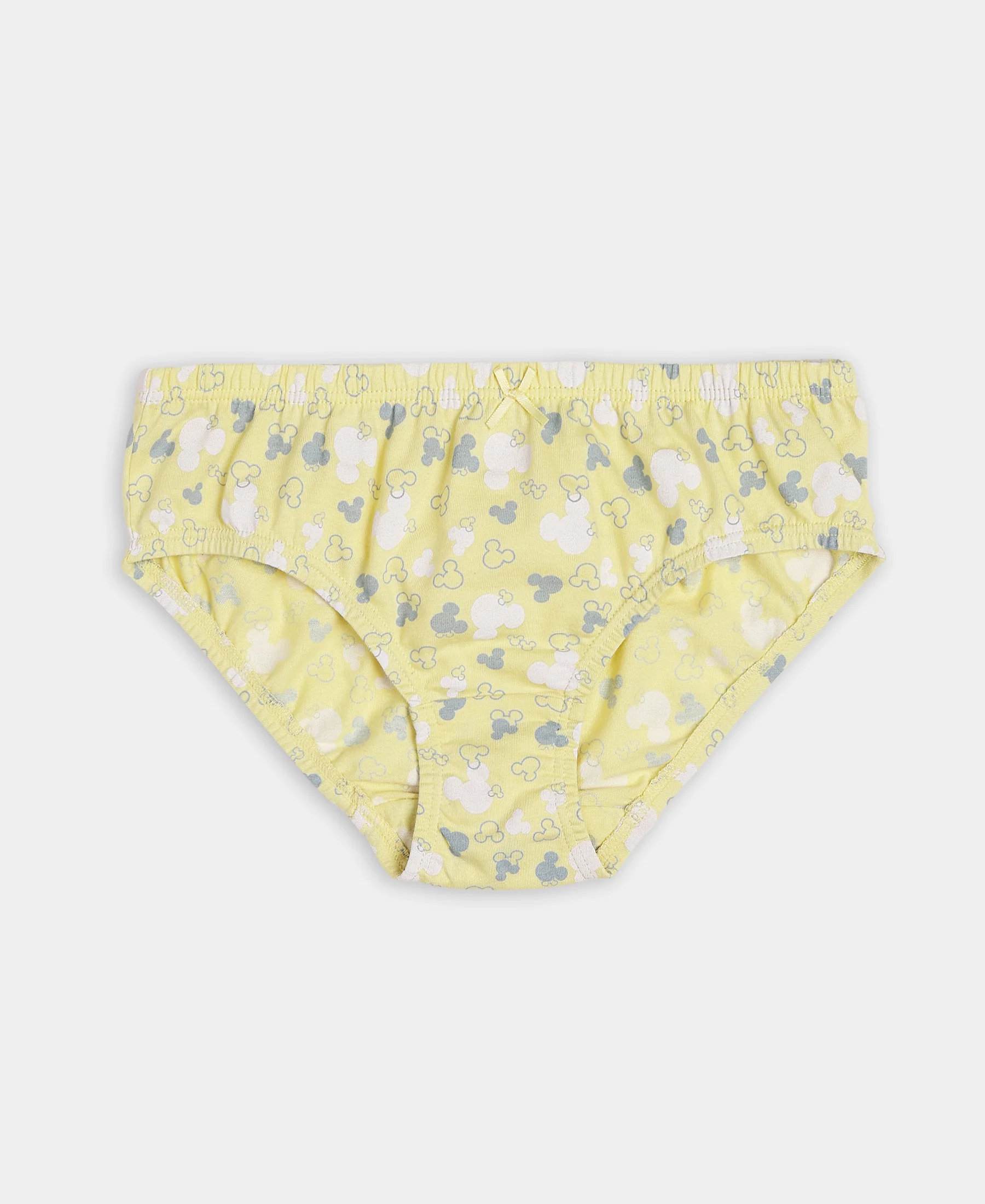 Disney Mickey Mouse Super Combed Cotton Printed Panty with Concealed Waistband - Lemon Meringue, Skyway & Fairy Tale (Pack of 3) - Image 7
