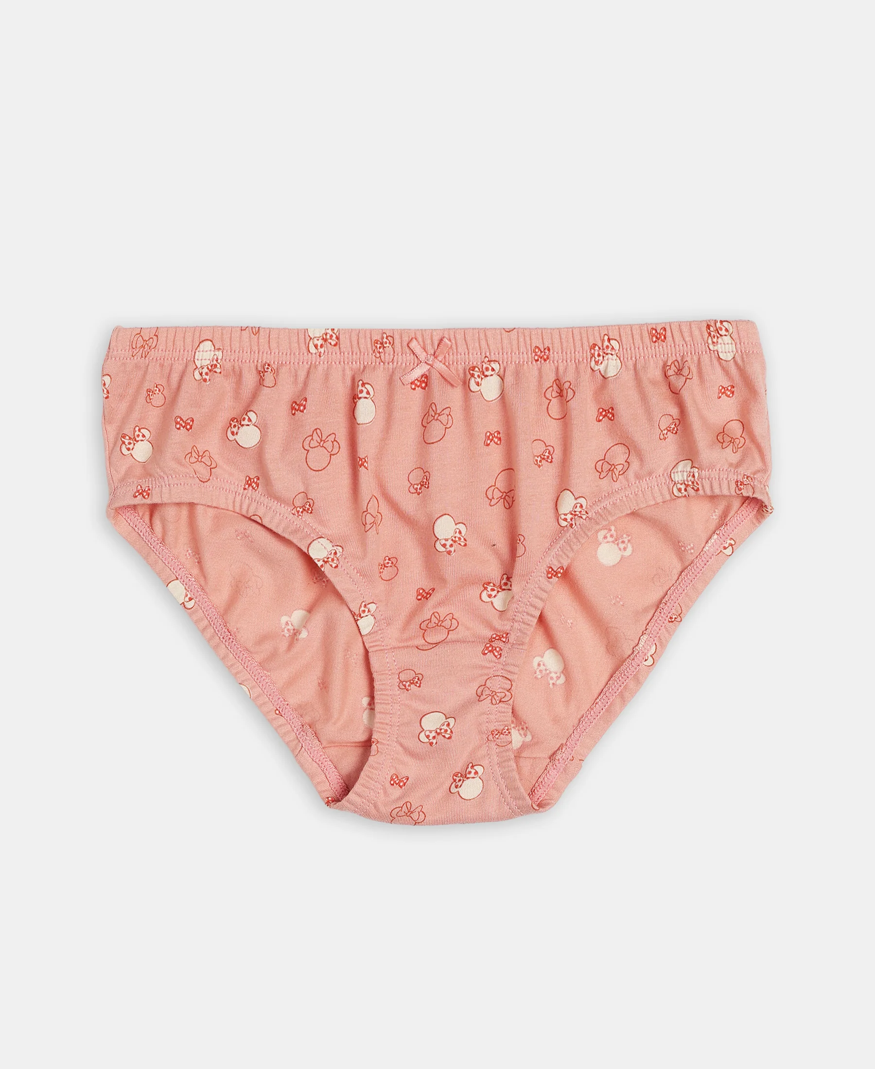 Disney Minnie Mouse Super Combed Cotton Printed Panty with Concealed Waistband - Mellow Rose, Skyway & Fairy Tale (Pack of 3) - Image 2