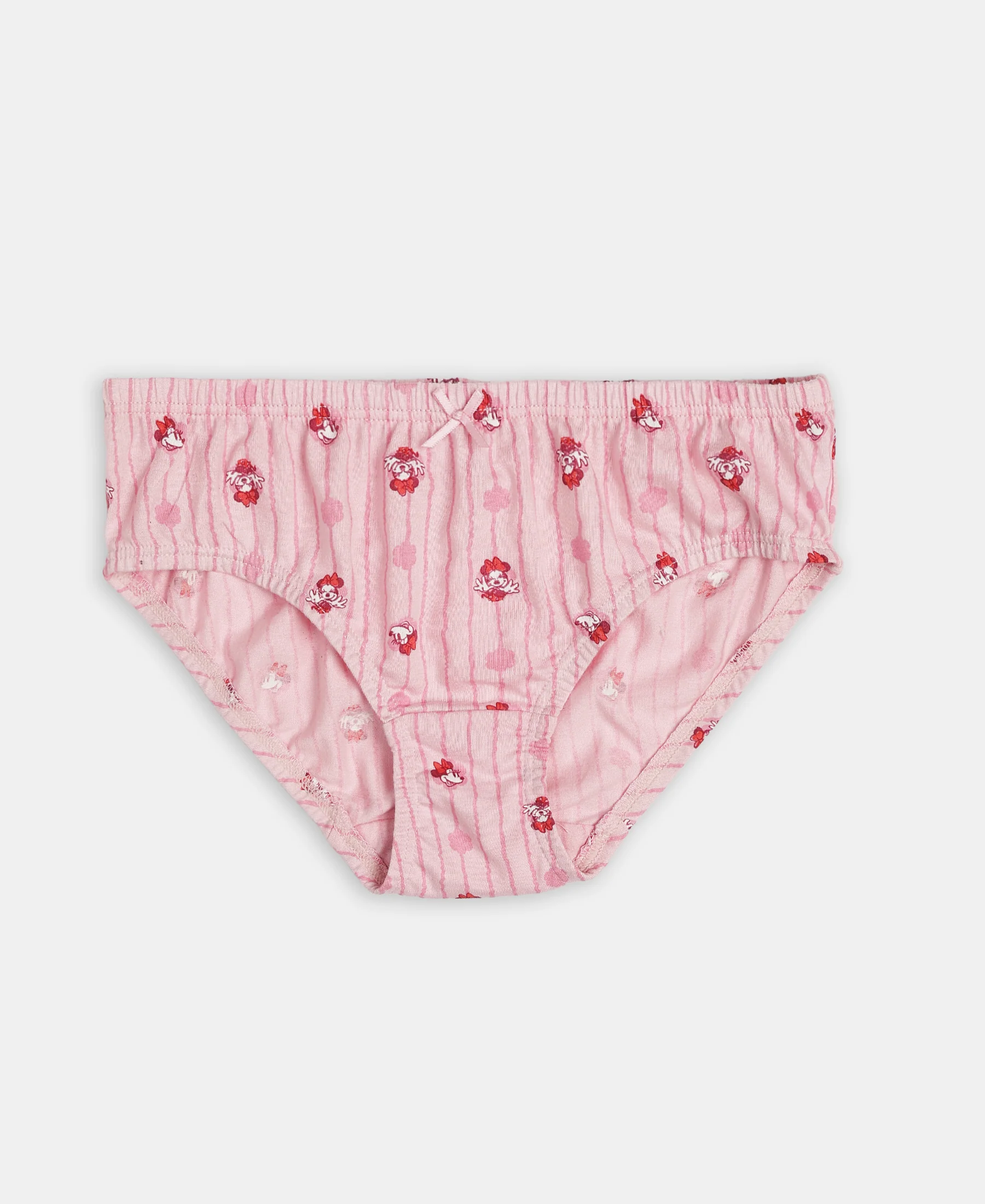 Disney Minnie Mouse Super Combed Cotton Printed Panty with Concealed Waistband - Mellow Rose, Skyway & Fairy Tale (Pack of 3) - Image 7