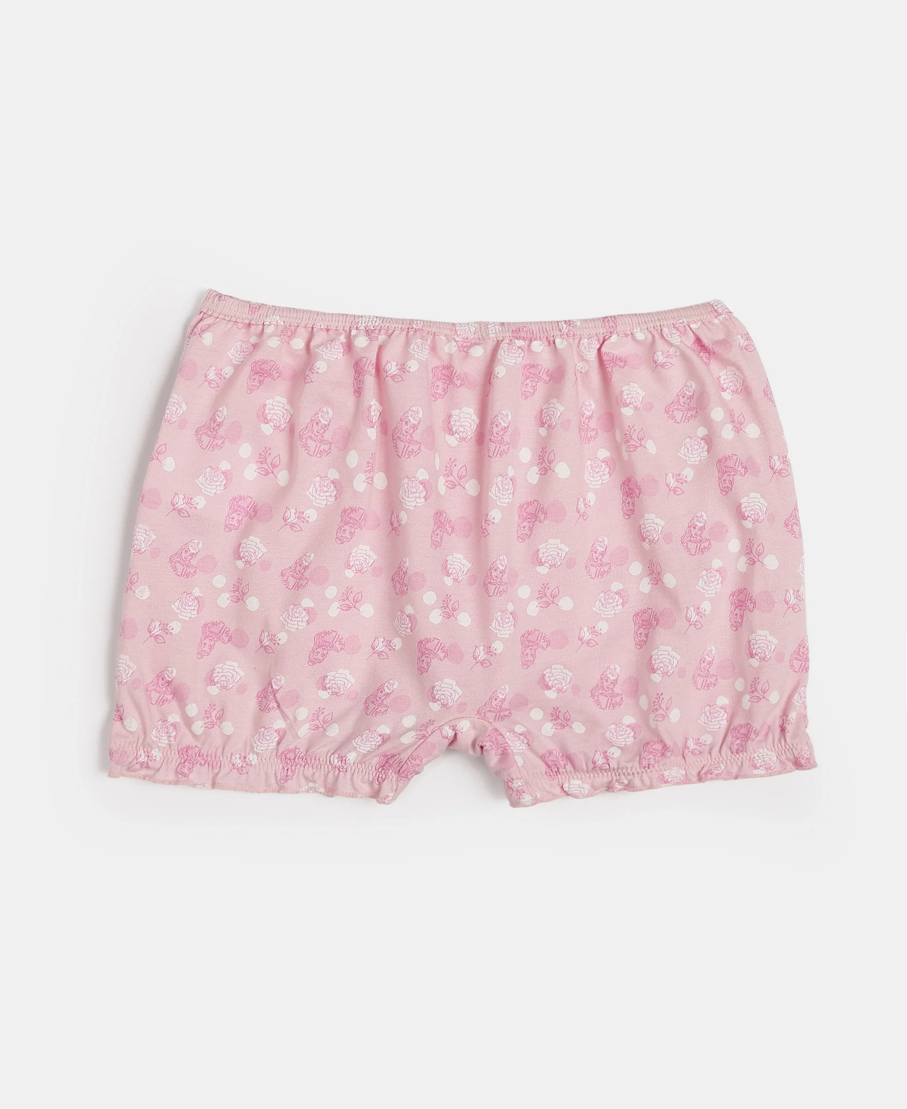 Disney Princess Collection Super Combed Cotton Printed Bloomers with Concealed Waistband - Fairy Tale, Lemon Meringue & Aqua Sky (Pack of 3) - Image 8