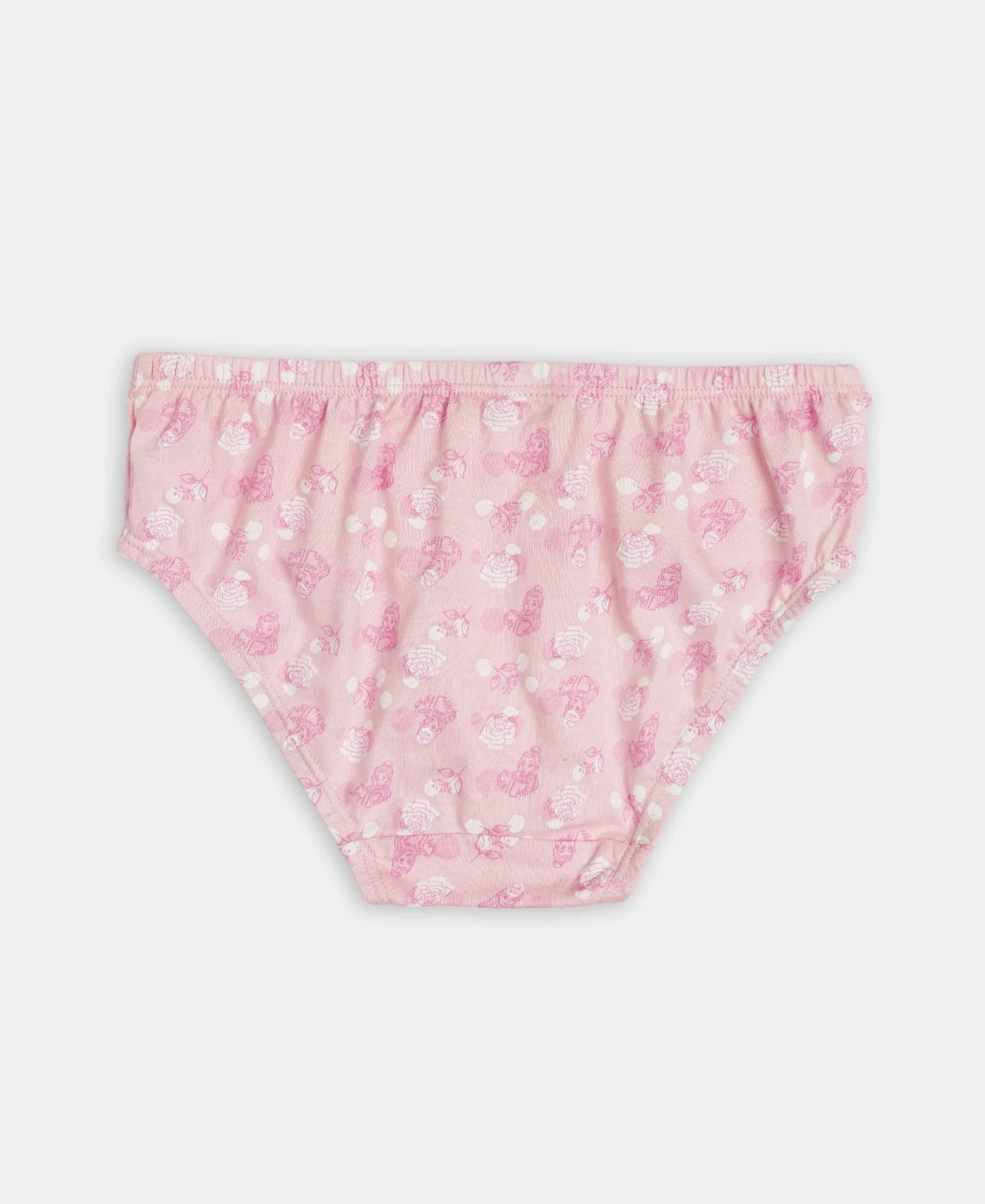 Disney Princess Collection Super Combed Cotton Printed Panty with Concealed Waistband - Fairy Tale, Lemon Meringue & Aqua Sky (Pack of 3) - Image 8