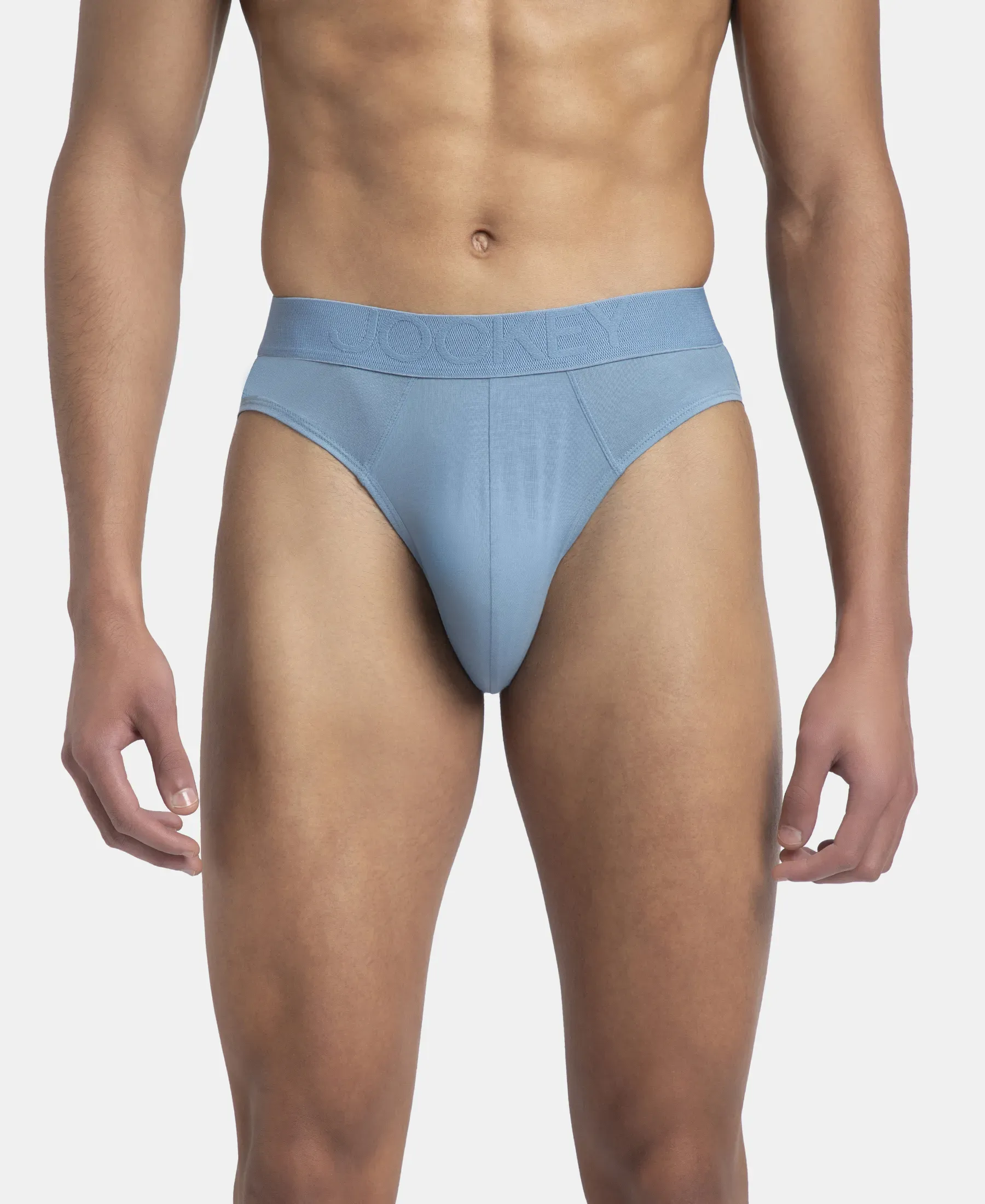 Environment Friendly Tencel Lyocell Fiber Brief With Natural Stayfresh Properties - Blue Shadow