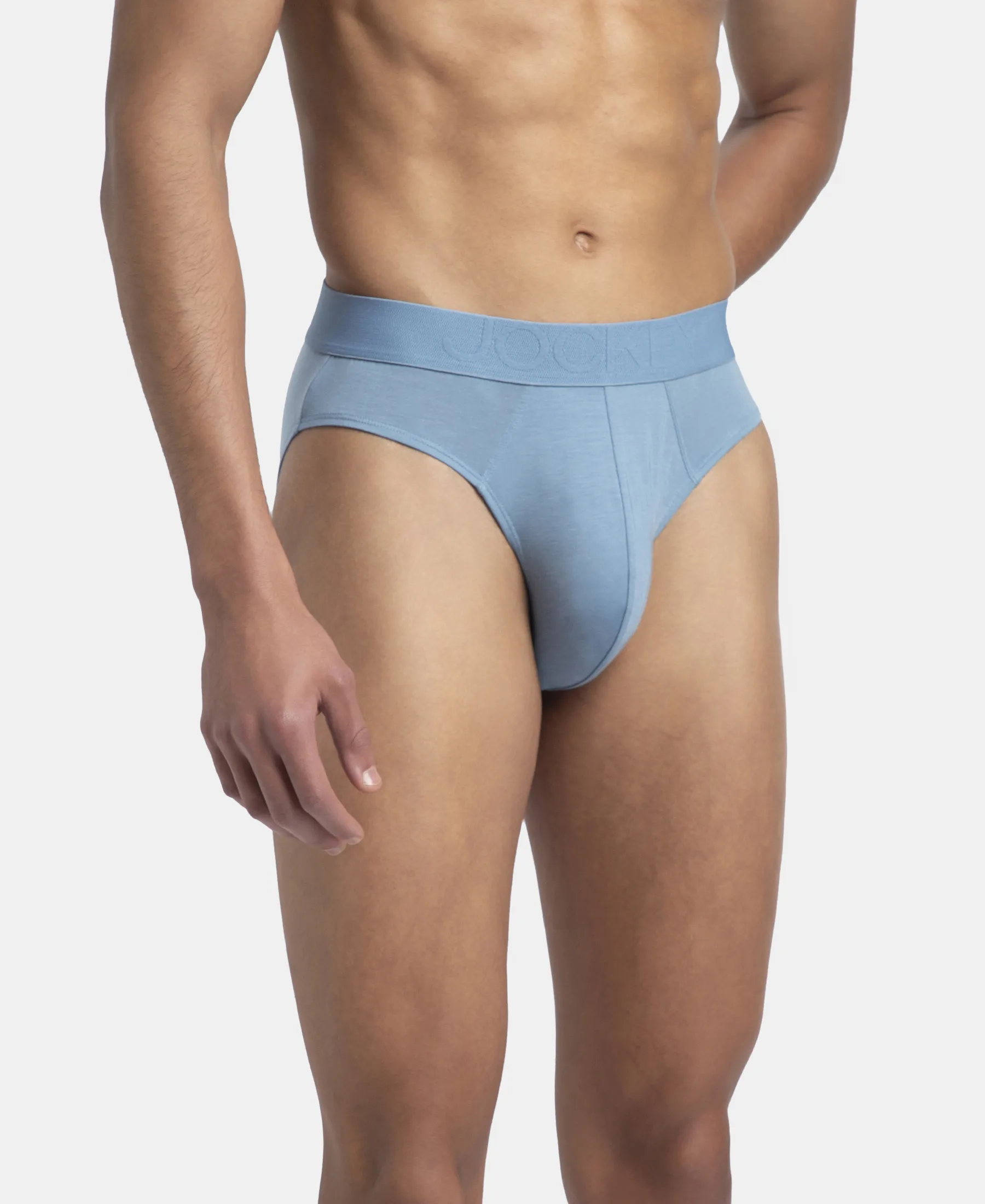 Environment Friendly Tencel Lyocell Fiber Brief With Natural Stayfresh Properties - Blue Shadow - Image 2