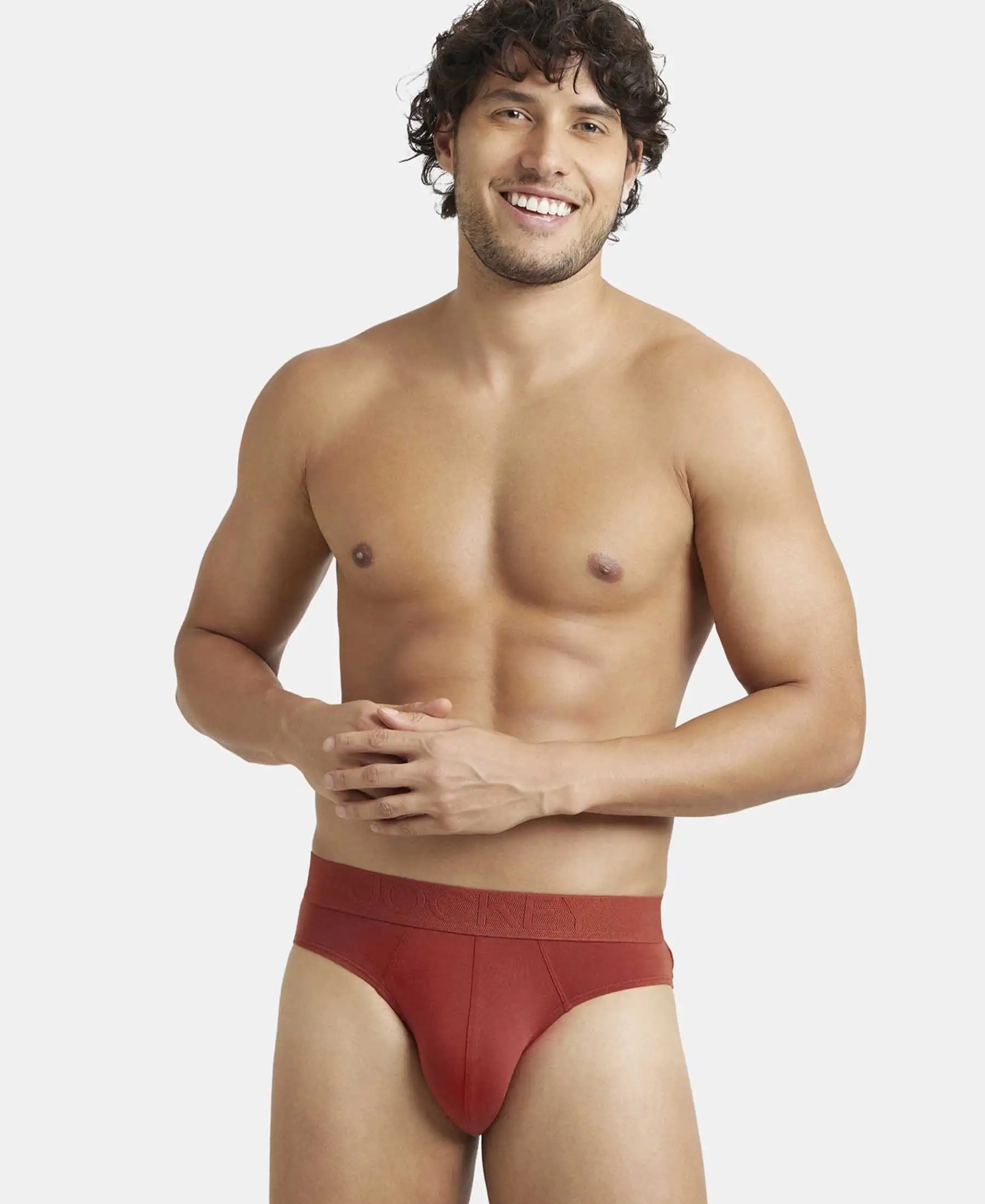 Environment Friendly Tencel Lyocell Fiber Brief With Natural Stayfresh Properties- Burnt Henna - Image 5