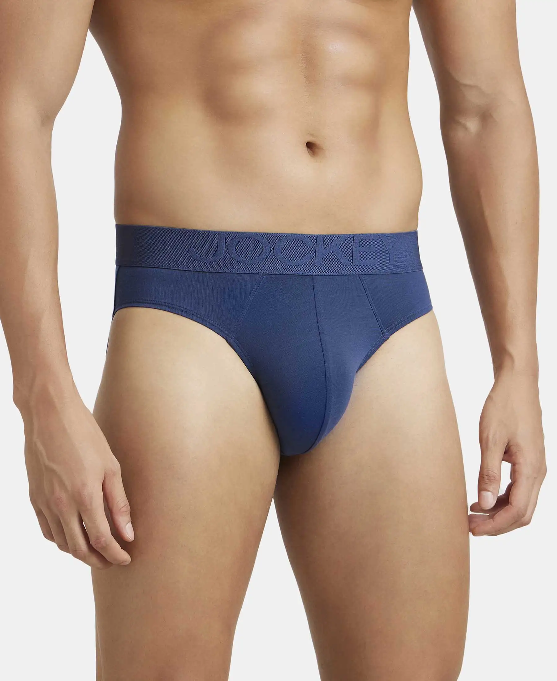 Environment Friendly Tencel Lyocell Fiber Brief With Natural Stayfresh Properties - Insignia Blue - Image 2