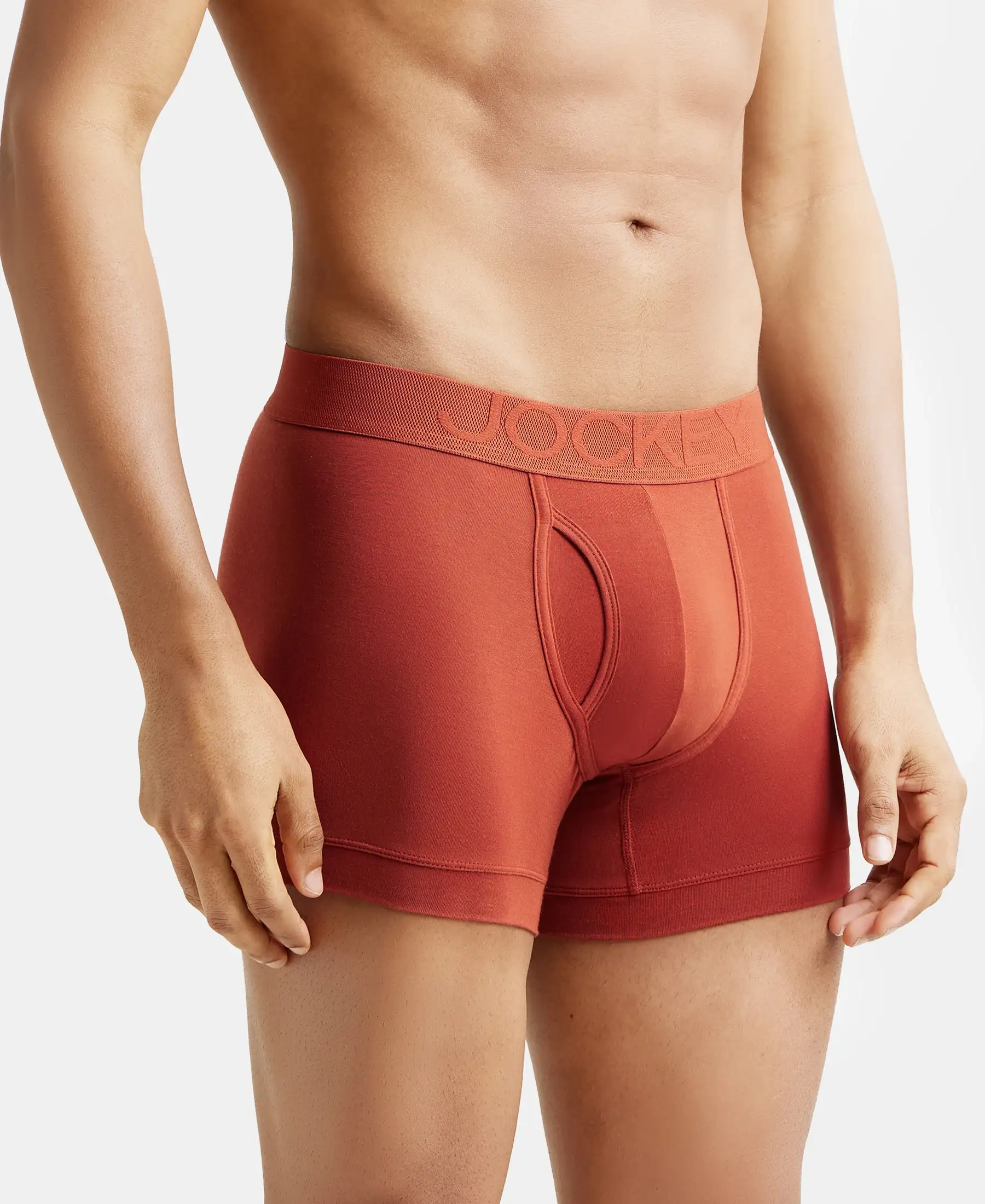 Environment Friendly Tencel Lyocell Fiber Trunk with Natural StayFresh Properties - Burnt Henna - Image 2
