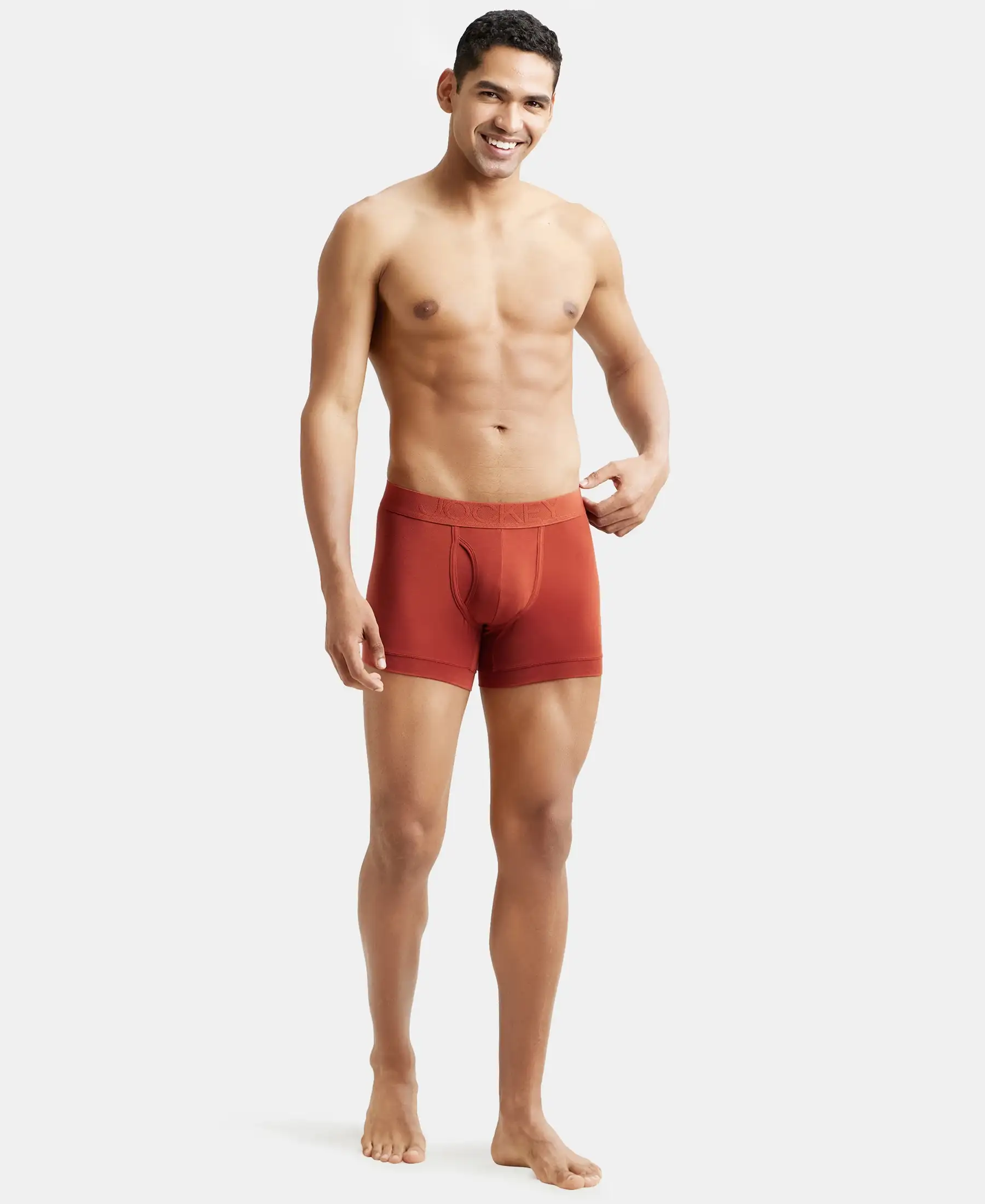 Environment Friendly Tencel Lyocell Fiber Trunk with Natural StayFresh Properties - Burnt Henna - Image 4