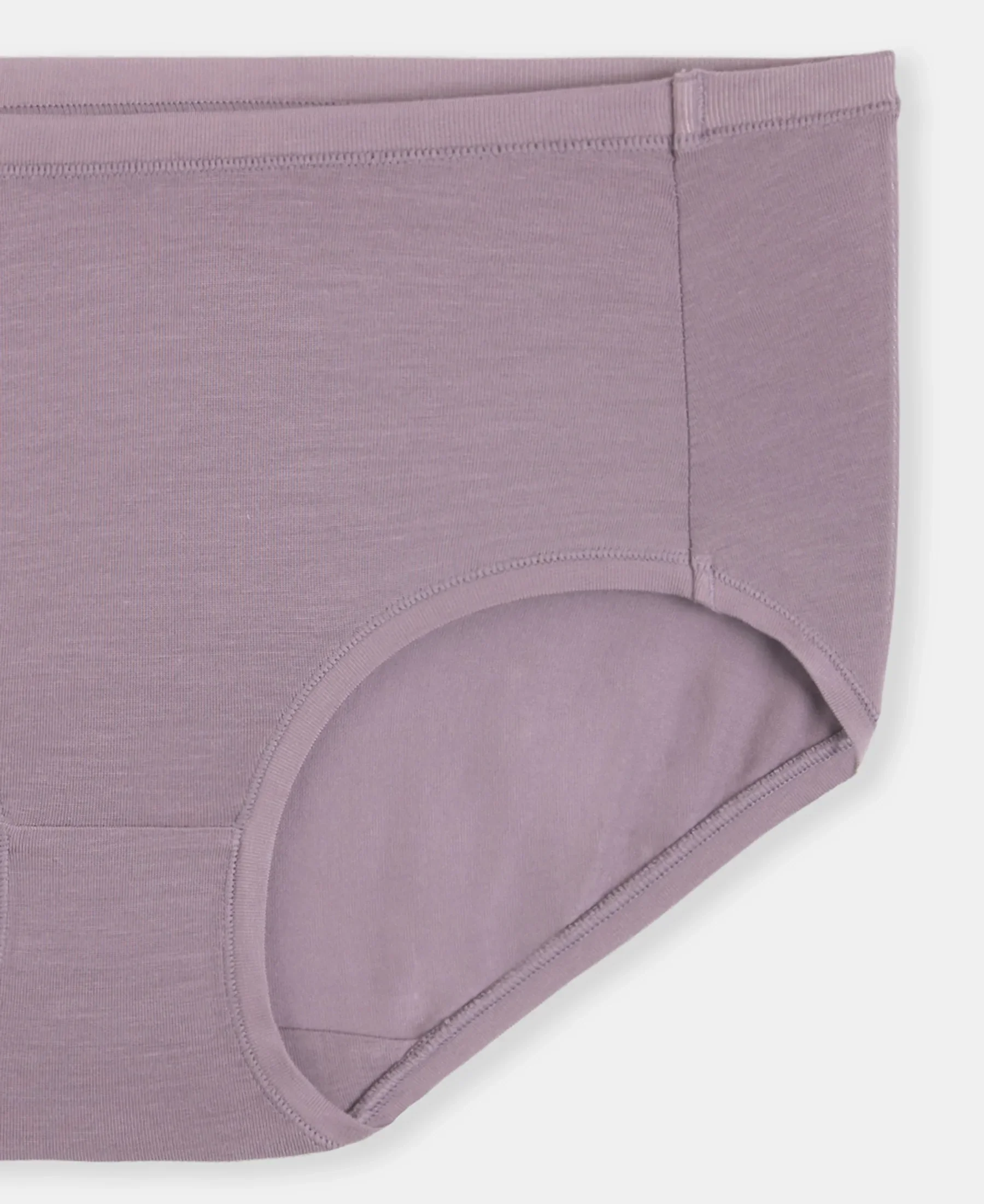 Full Coverage Tencel Lyocell Elastane Stretch Mid Waist Full Brief With Concealed Waistband and StayFresh Treatment - Minimal Grey - Image 8