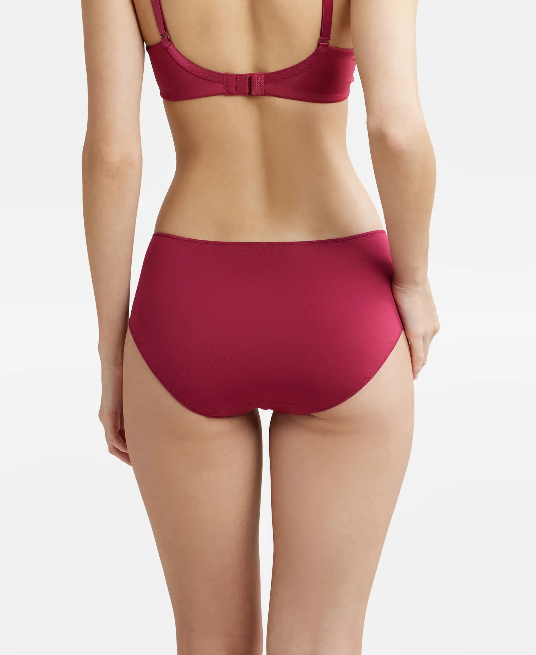 High Coverage Micro Modal Elastane Stretch Hipster With Ultrasoft Concealed Waistband - Anemone - Image 3