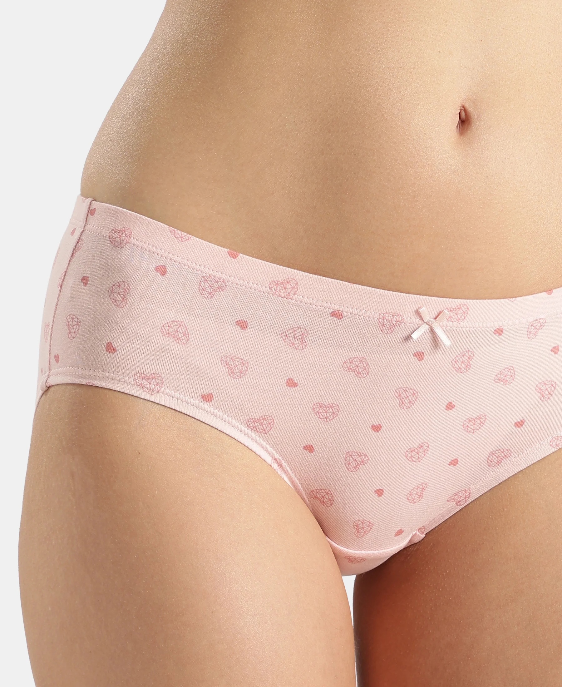 High Coverage Super Combed Cotton Elastane Stretch High Waist Hipster With Concealed Waistband and StayFresh Treatment - Assorted Prints (Pack of 3) - Image 22