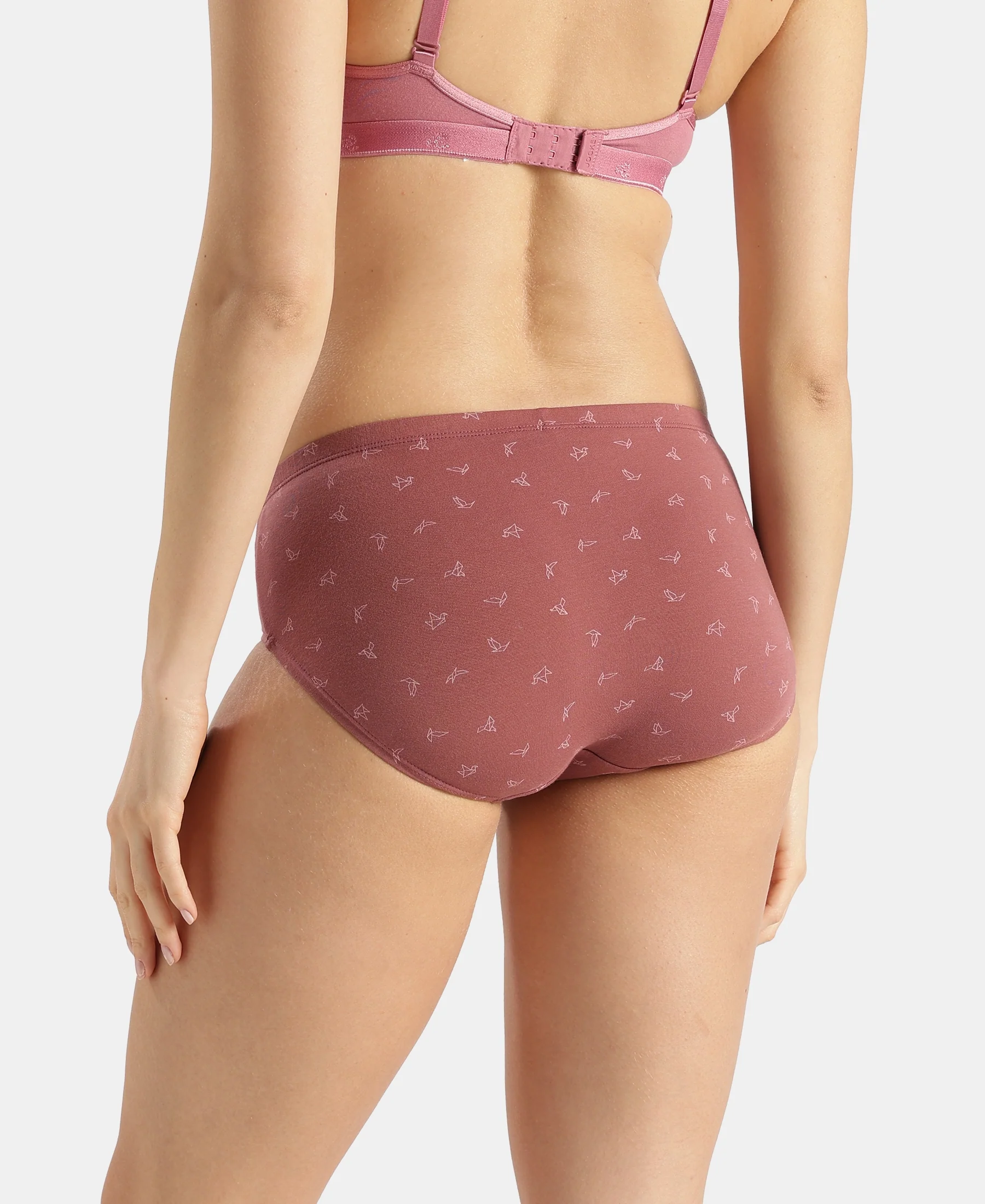 High Coverage Super Combed Cotton Elastane Stretch High Waist Hipster With Concealed Waistband and StayFresh Treatment - Assorted Prints (Pack of 3) - Image 9