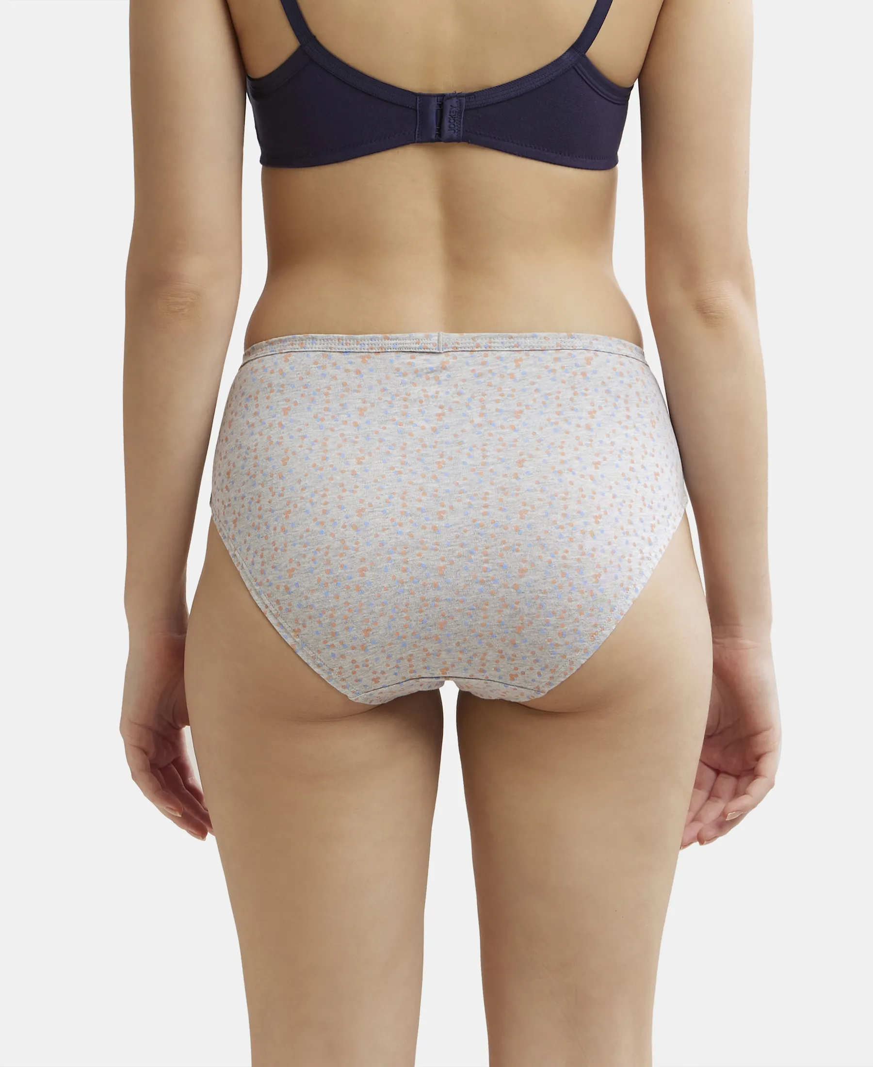 High Coverage Super Combed Cotton Hipster With Concealed Waistband and StayFresh Treatment - Light Prints (Pack of 3) - Image 20