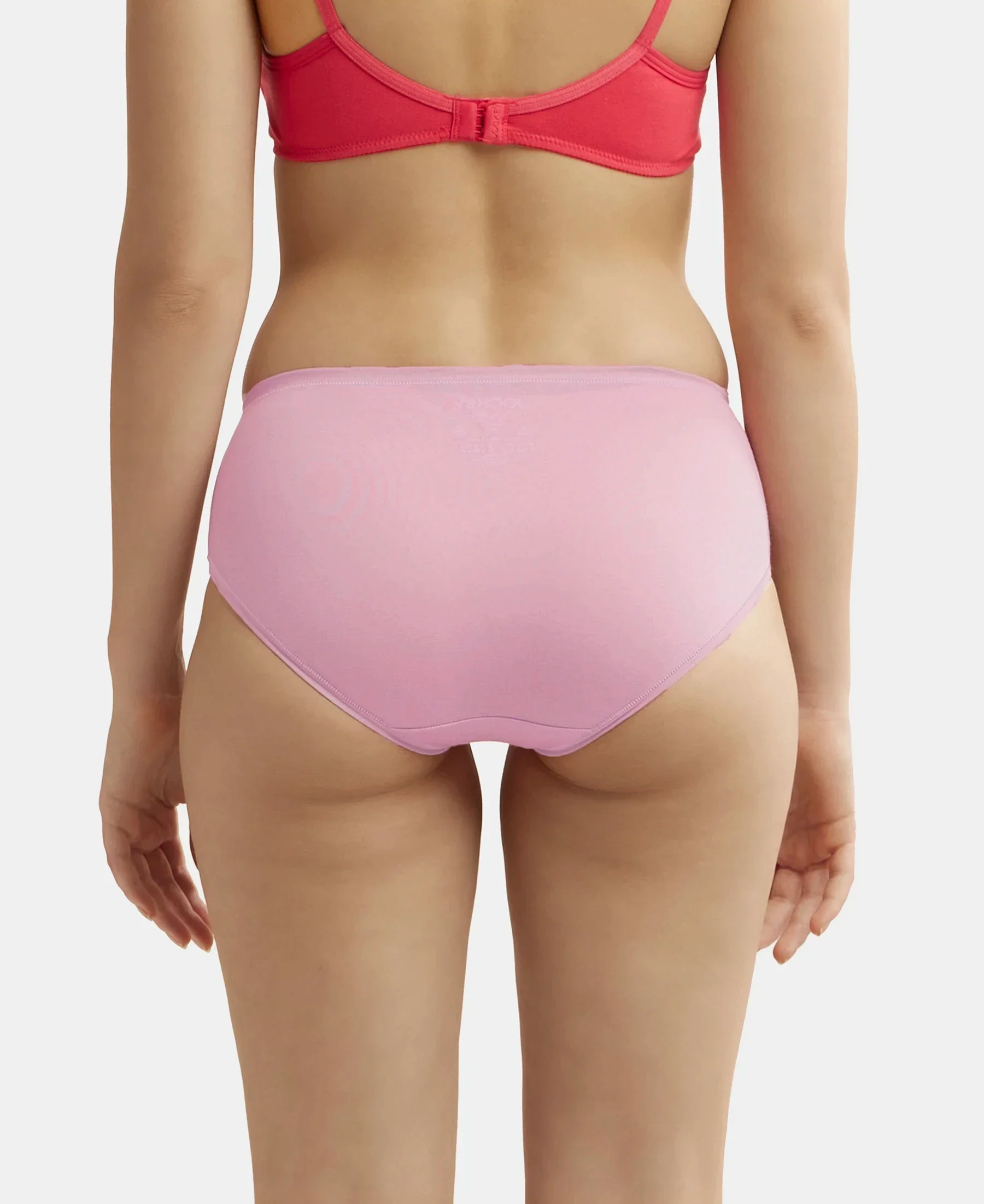 High Coverage Tencel Lyocell Elastane Stretch High Waist Hipster With Concealed Waistband and StayFresh Treatment - Orchid Smoke - Image 3
