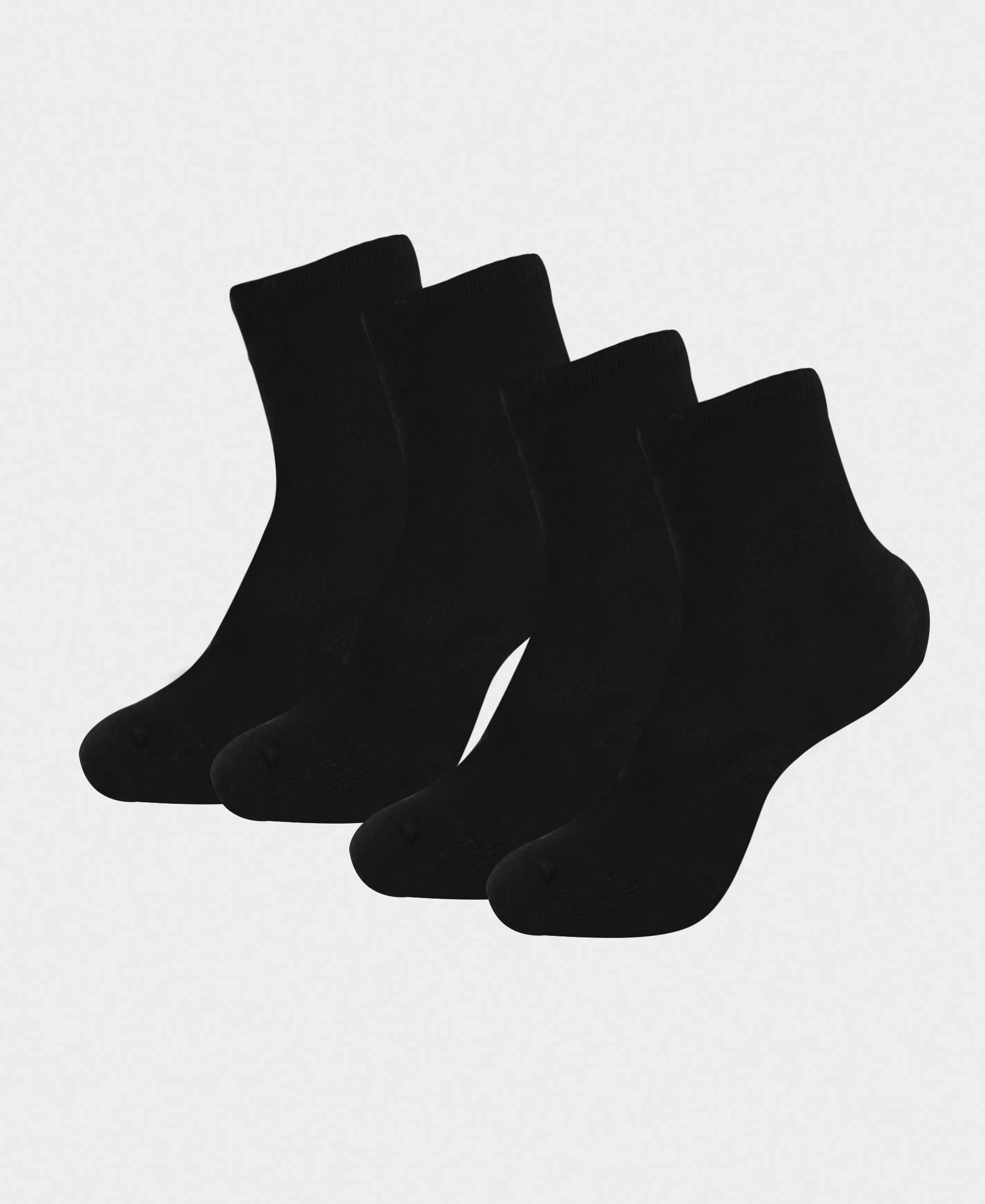 Kid's Compact Cotton Stretch Solid Ankle Length Socks With StayFresh Treatment - Black (Pack of 2) - Image 5