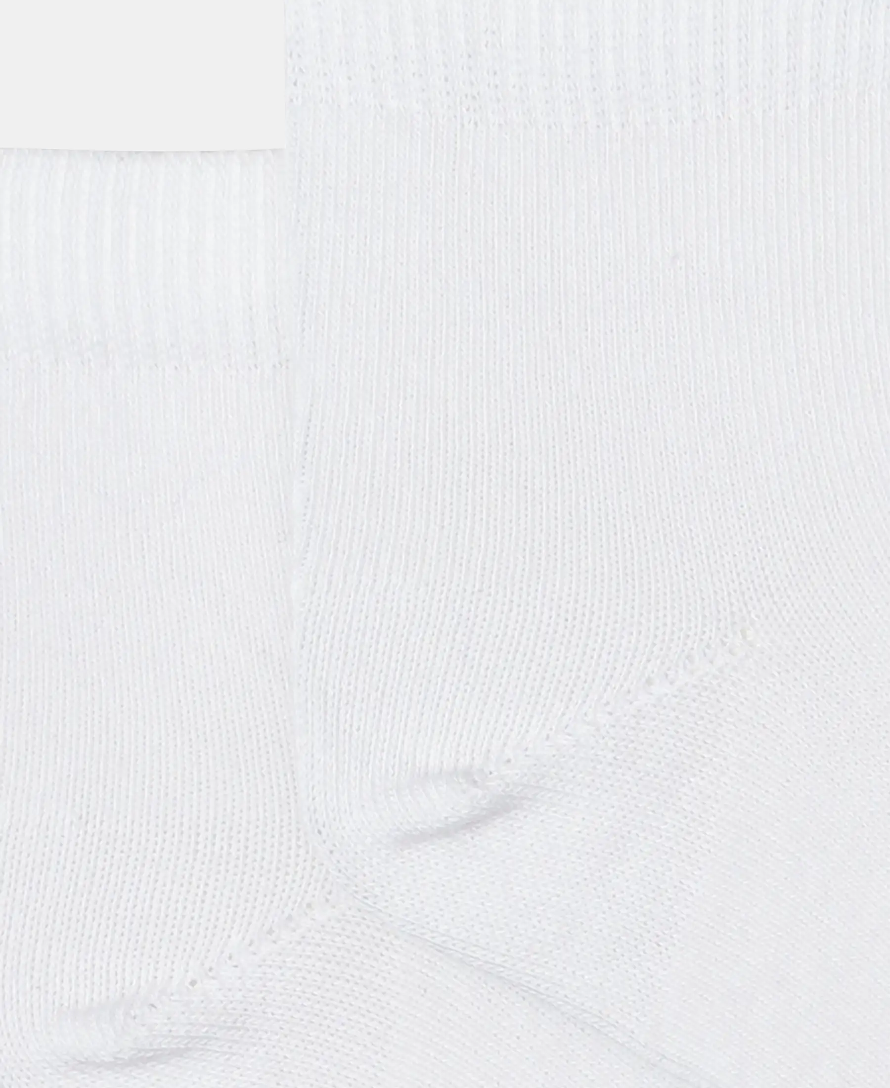 Kid's Compact Cotton Stretch Solid Ankle Length Socks With StayFresh Treatment - White - Image 2