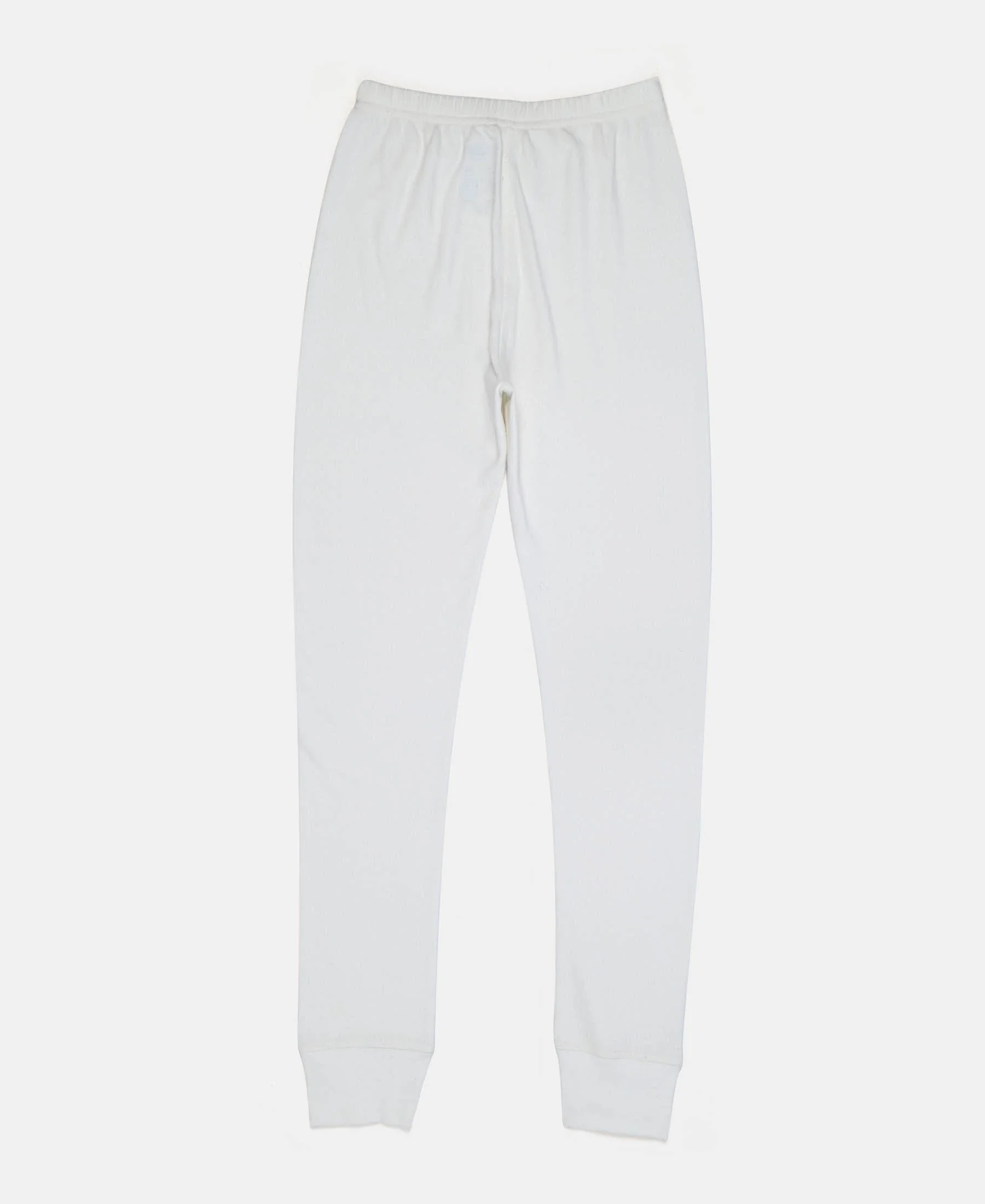 Super Warm Kid's Super Combed Cotton Rich Brushed Thermal Long John with StayWarm Treatment - Off White - Image 2