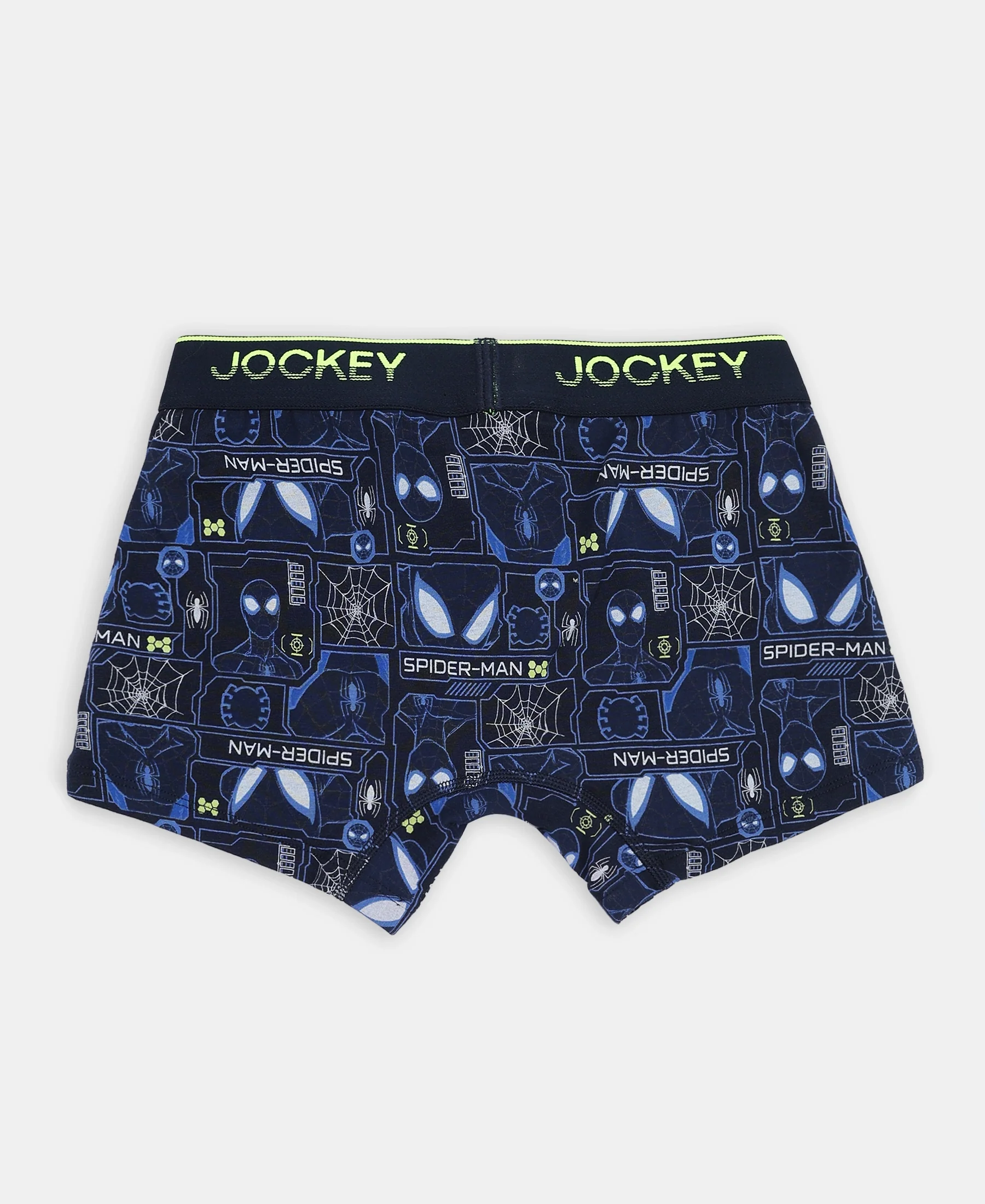 Marvel Spiderman Super Combed Cotton Elastane Stretch Printed Trunk with Ultrasoft Waistband - Navy & Chilli Pepper (Pack of 2) - Image 8