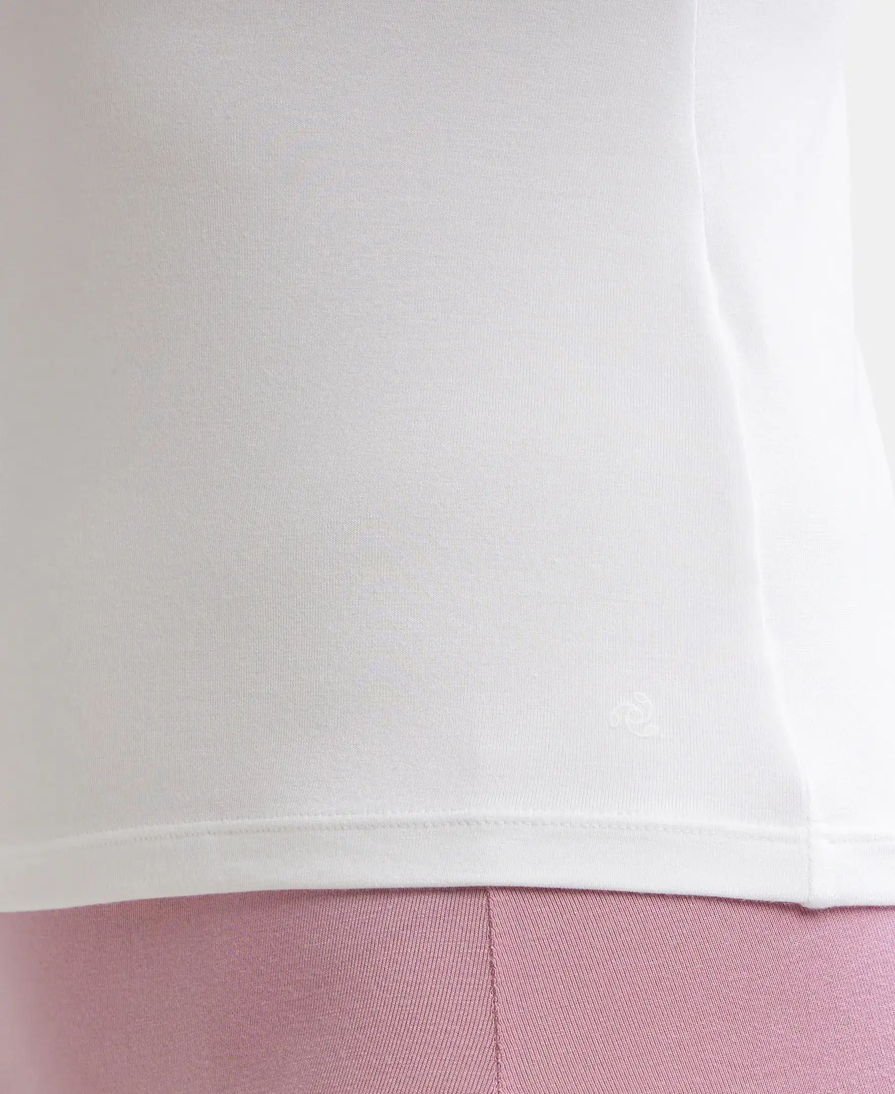 Micro Modal Elastane Stretch Camisole with Adjustable Straps and StayFresh Treatment - White - Image 7