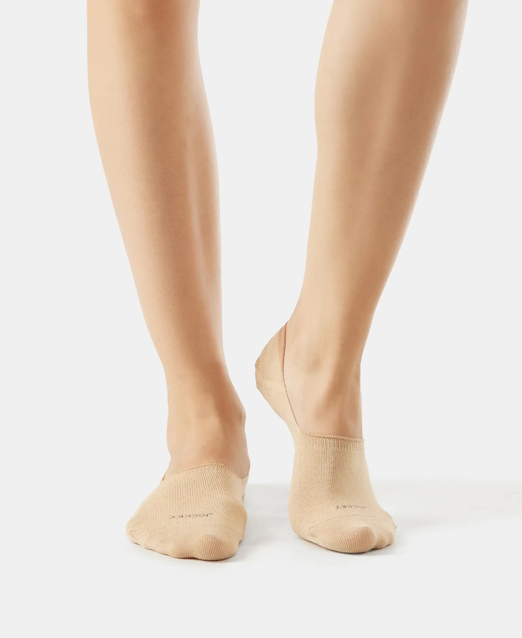 Compact Cotton Stretch No Show Socks with StayFresh Treatment - Skin - Image 2