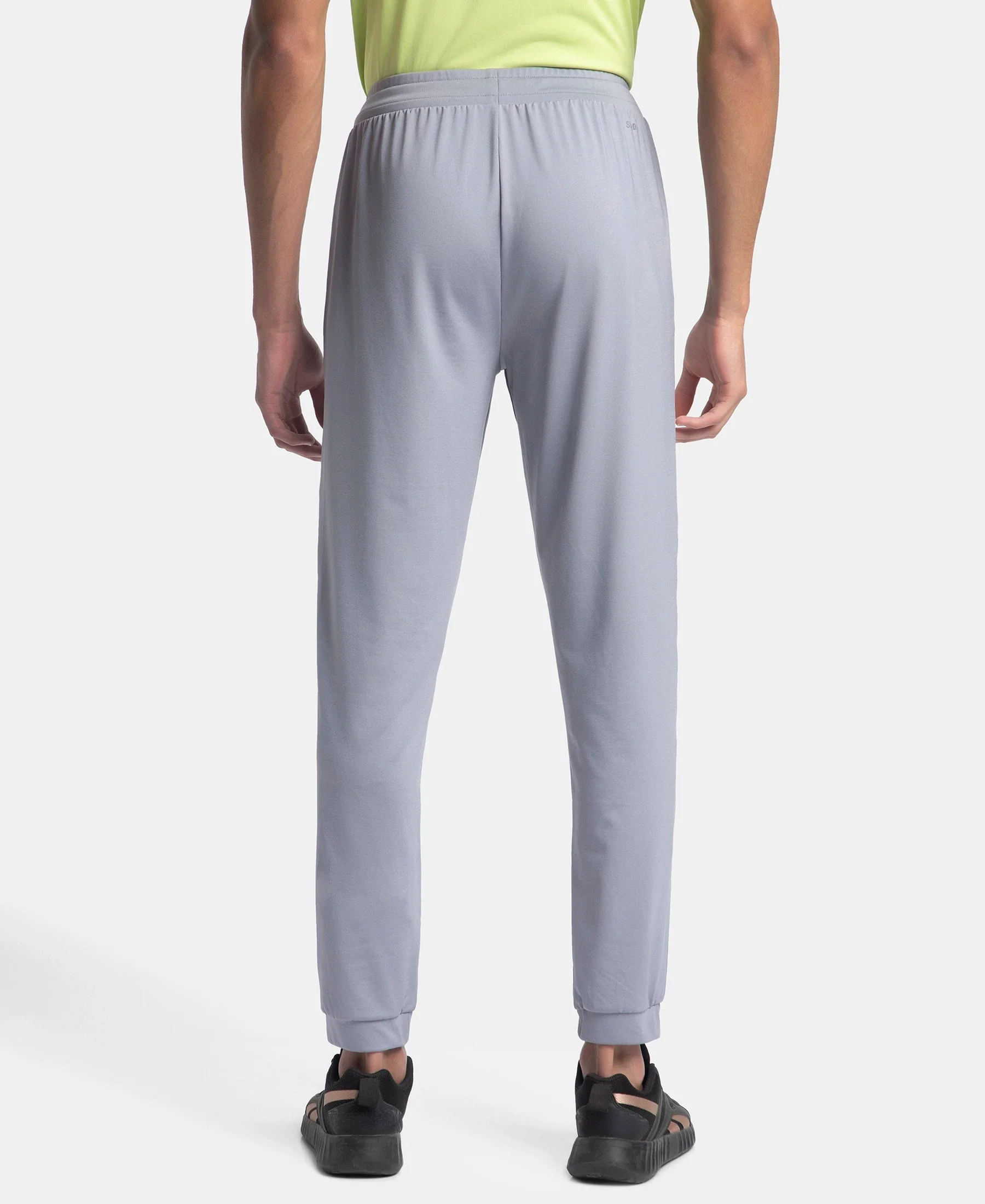 Microfiber Elastane Stretch Jogger with Zipper Pockets and StayDry Treatment - CP Grey - Image 3