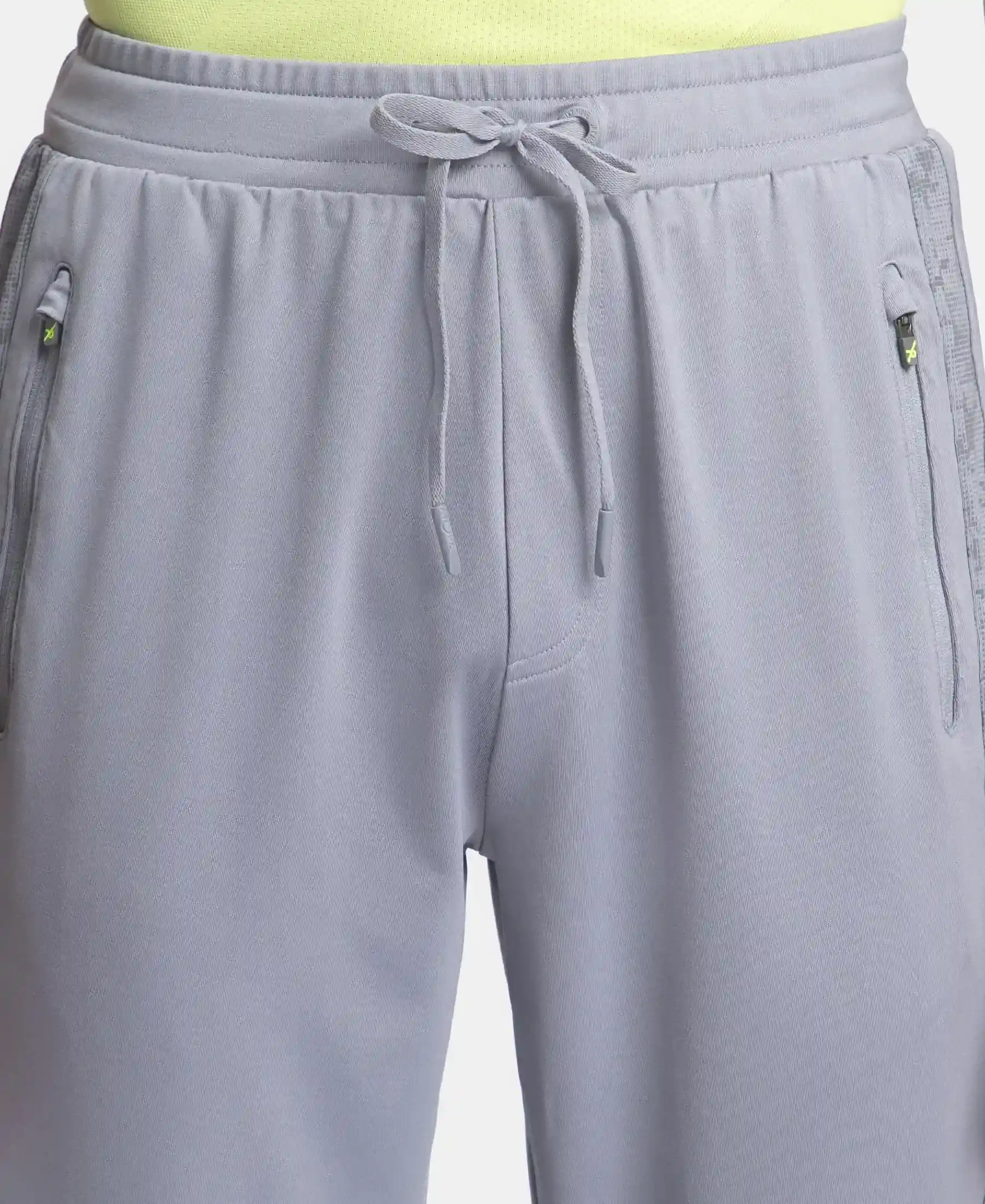 Microfiber Elastane Stretch Jogger with Zipper Pockets and StayDry Treatment - CP Grey - Image 6