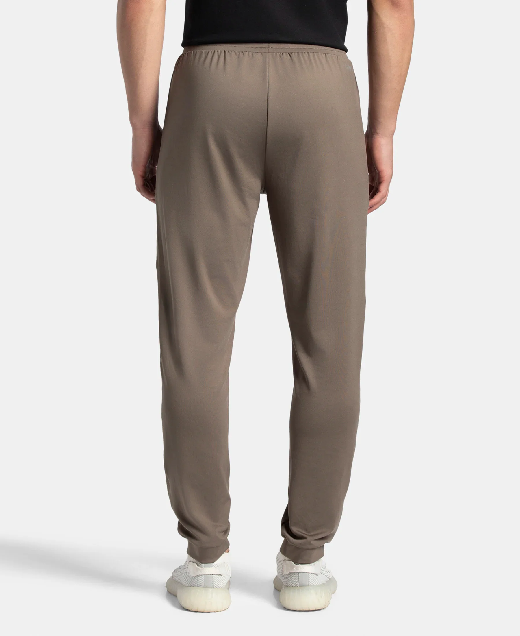 Microfiber Elastane Stretch Jogger with Zipper Pockets and StayDry Treatment - Green - Image 3