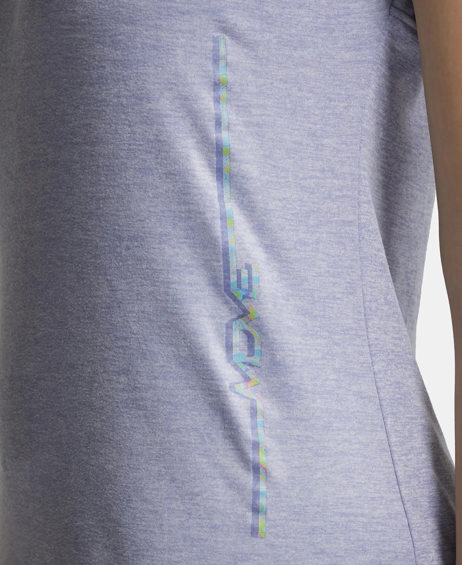 Microfiber Fabric Breathable Mesh Relaxed Fit Graphic Printed Round Neck Half Sleeve T-Shirt - Eventide - Image 8
