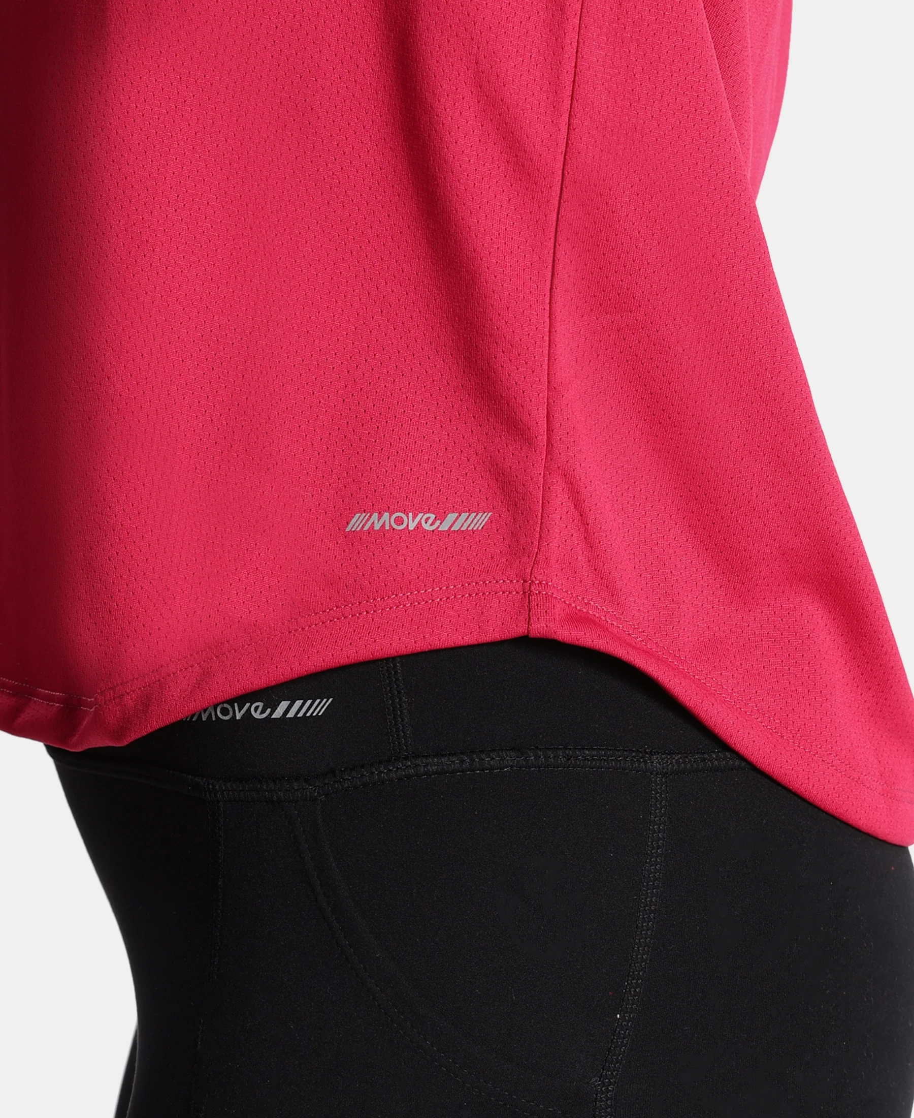Microfiber Fabric Regular Fit Half Sleeve Breathable Mesh T-Shirt - Granita - Image 7